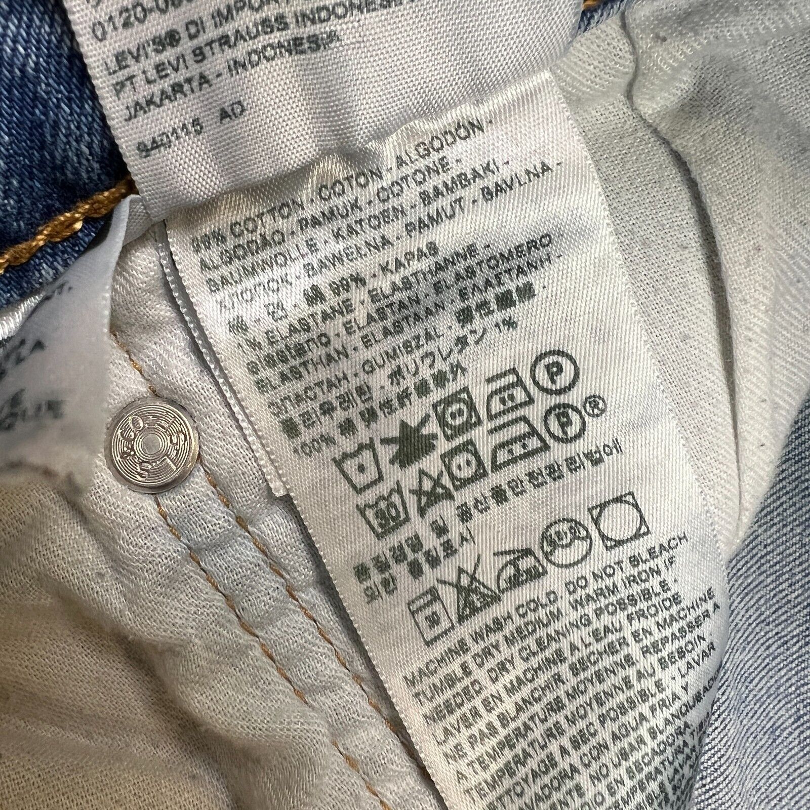 Levi's × Vintage Levi's 505 Jeans 36x30 Original Straight Leg Denim Pants Size US 36 / EU 52 - 10 Thumbnail