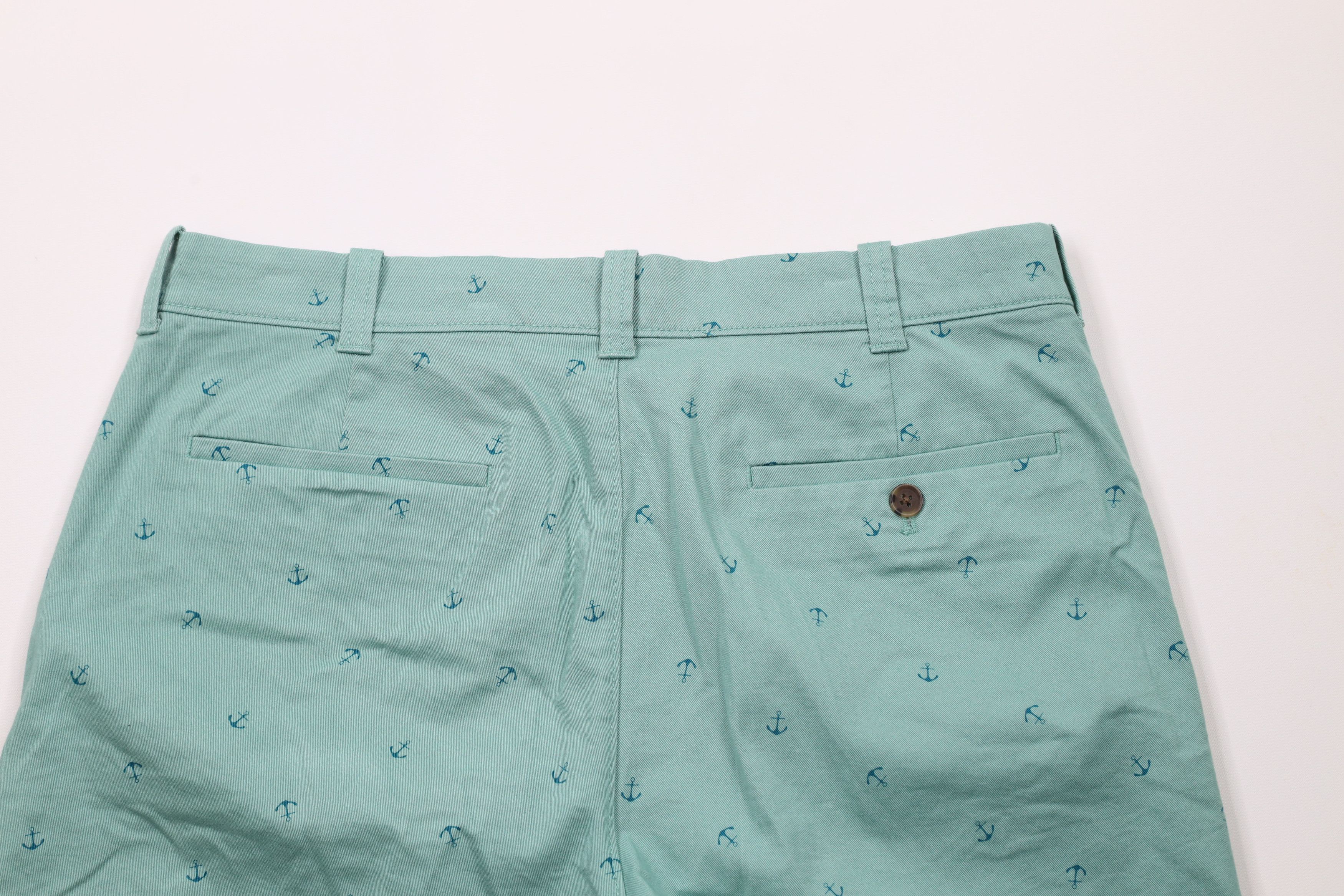 J.Crew × Vintage J Crew All Over Print Flat Front Above Knee Chino Shorts Size US 33 - 9 Thumbnail