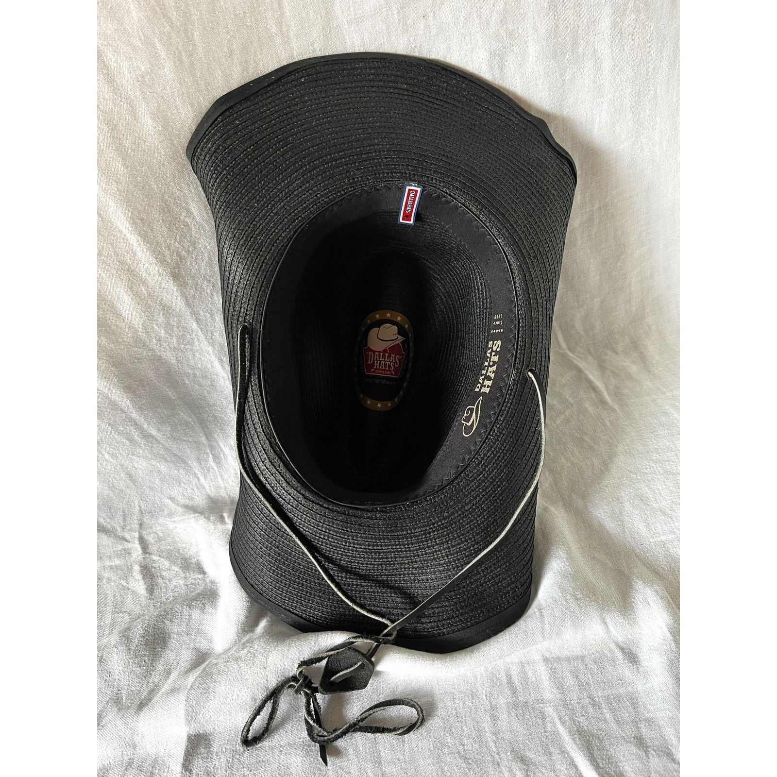 Other Dallas Hats Black Cowboy Hat Size 7 1/4 Size ONE SIZE - 6 Thumbnail