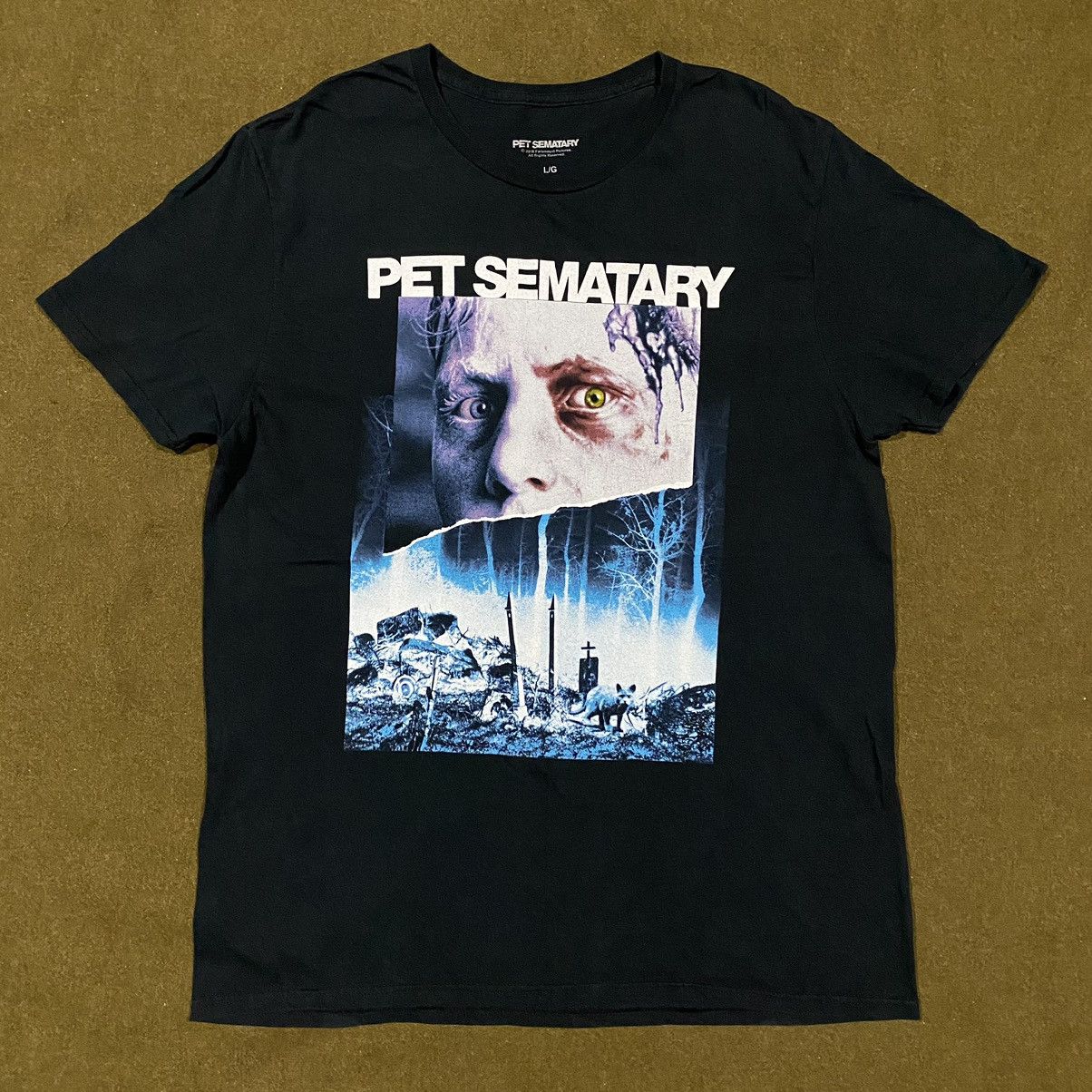 Expert Horror PET SEMATARY MOVIE TEE Size US L / EU 52-54 / 3 - 1 Thumbnail