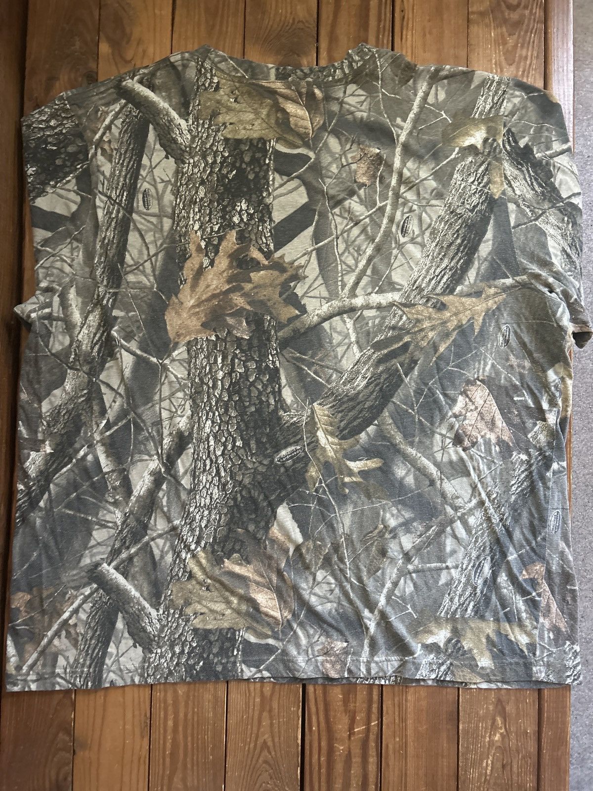 Realtree × Vintage Vintage 90s Y2K Real Tree Camo Pocket Tee Shirt Size US XXL / EU 58 / 5 - 3 Thumbnail