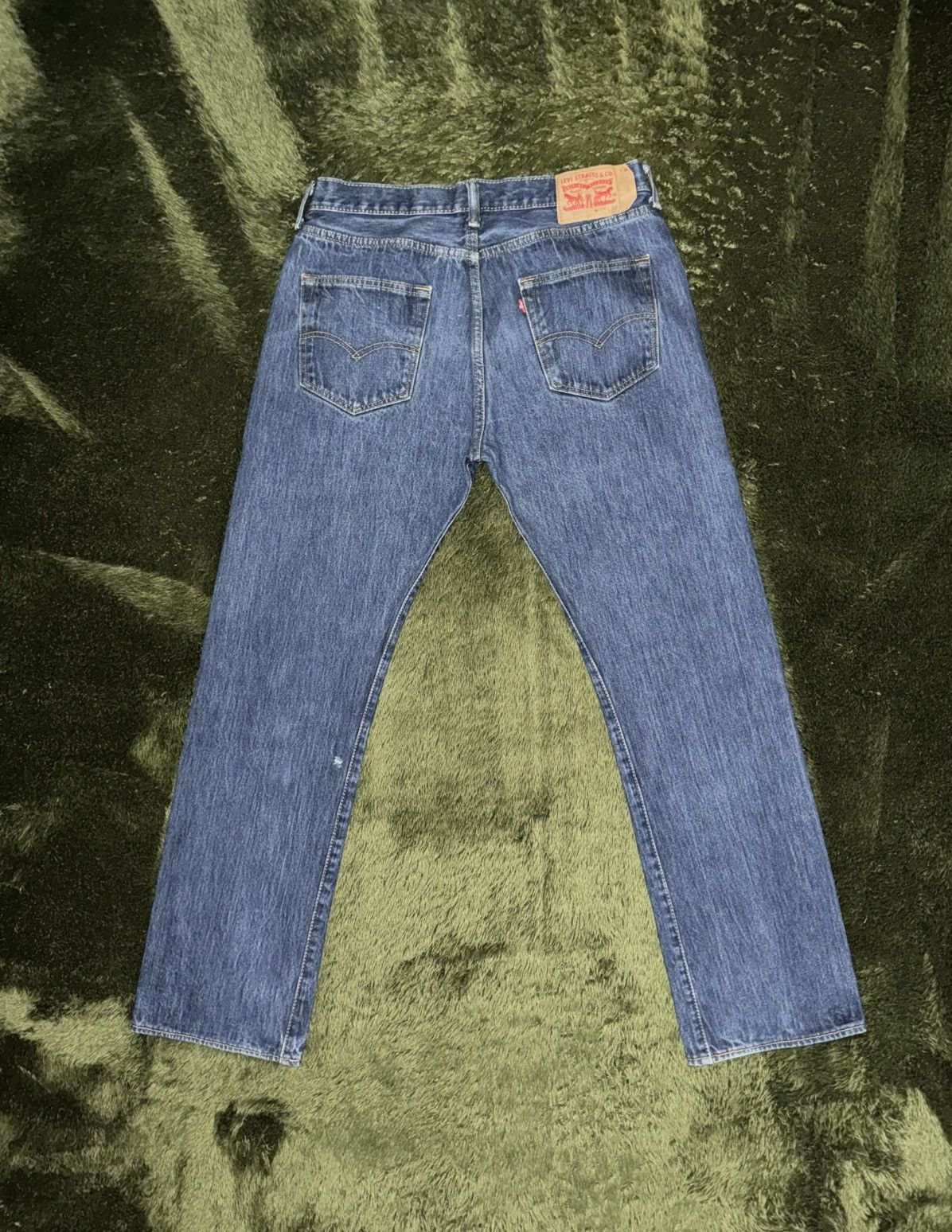 Levi's [W34/L32] Levi’s 501 Painted Washed Denim Pants Mid Indigo Size US 34 / EU 50 - 7 Thumbnail