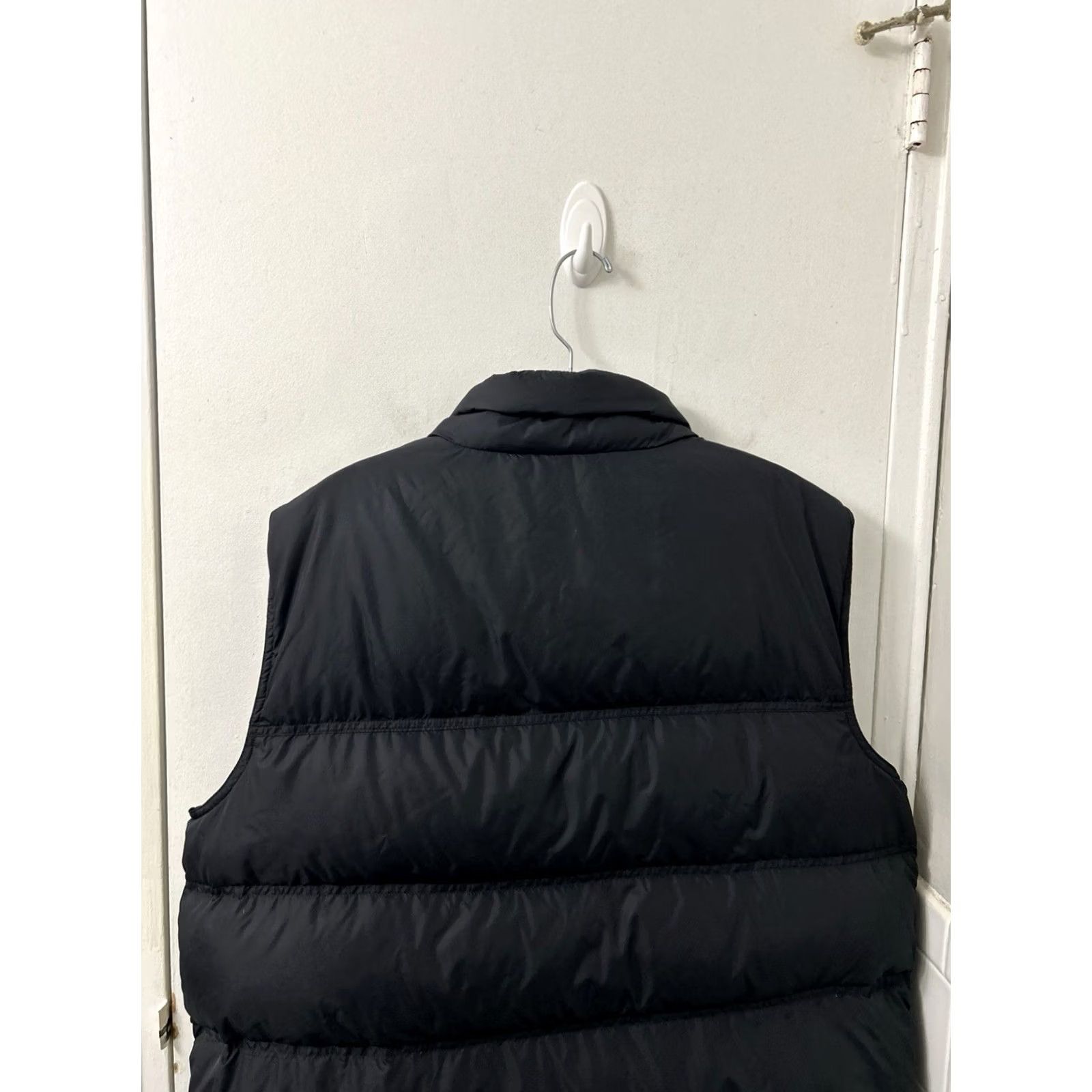 Lands' End VINTAGE Lands' End Down Puffer Vest Mens Large Black Snap Front Quilted Jacket Size US L / EU 52-54 / 3 - 7 Thumbnail