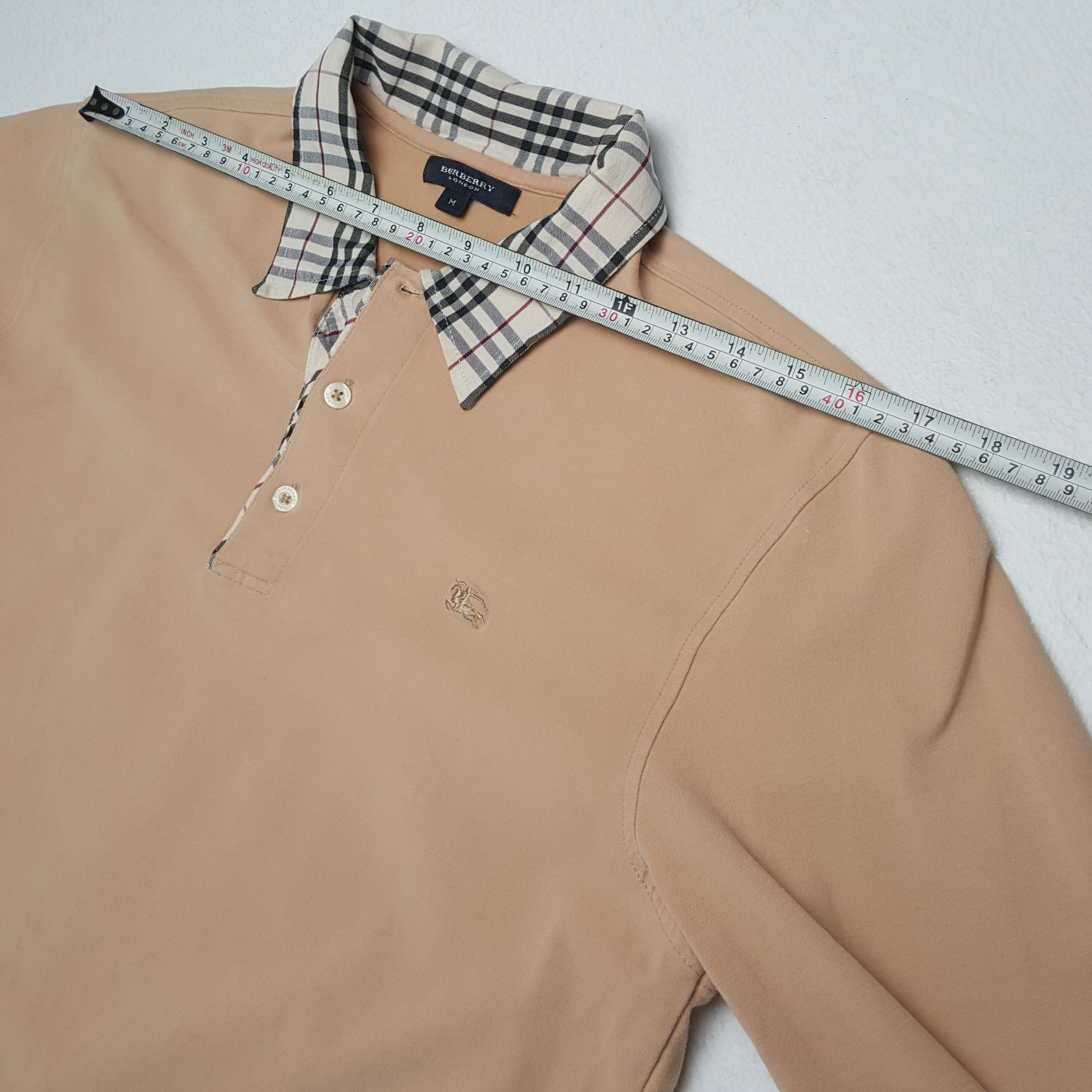 Burberry × Vintage BURBERRY LONDON Luxury Brand Fashion Style Polos Size US M / EU 48-50 / 2 - 4 Thumbnail