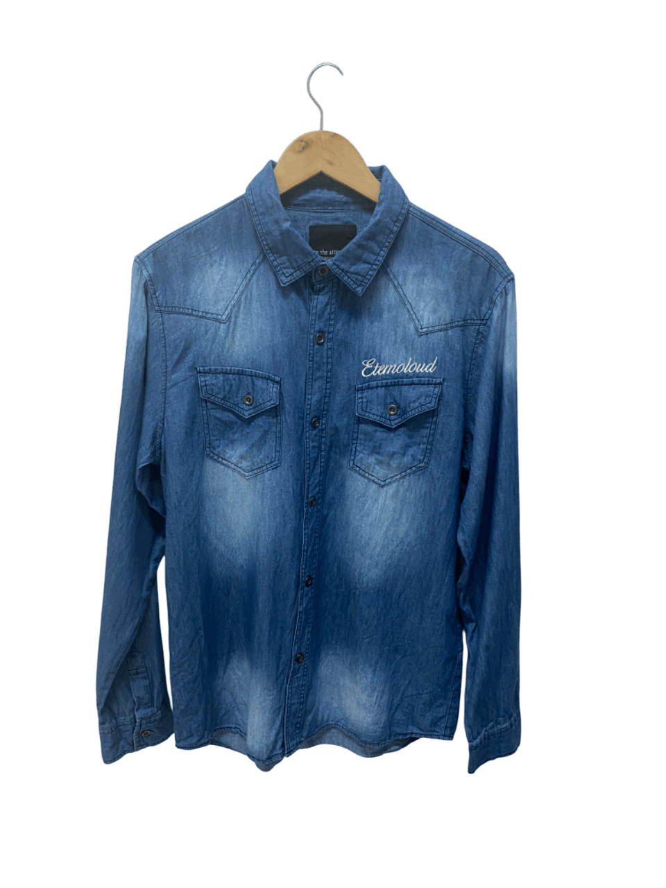 In The Attic Denim Shirt Rude Gunshot