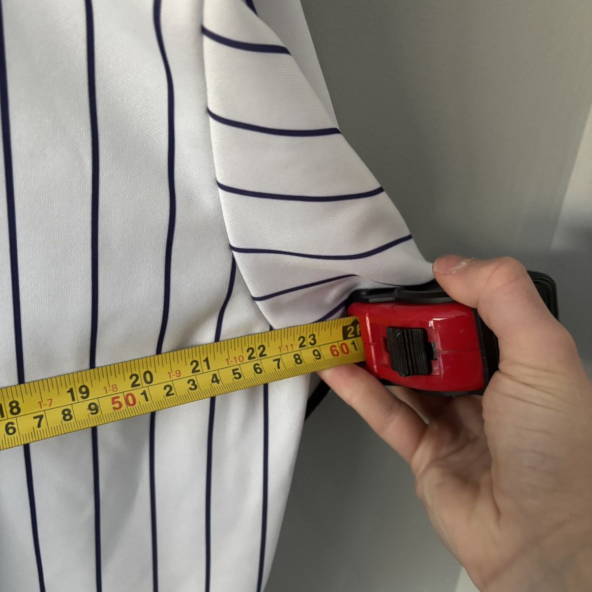 Majestic Colorado Rockies MLB Pinstripe Full Button Jersey Size US L / EU 52-54 / 3 - 5 Thumbnail