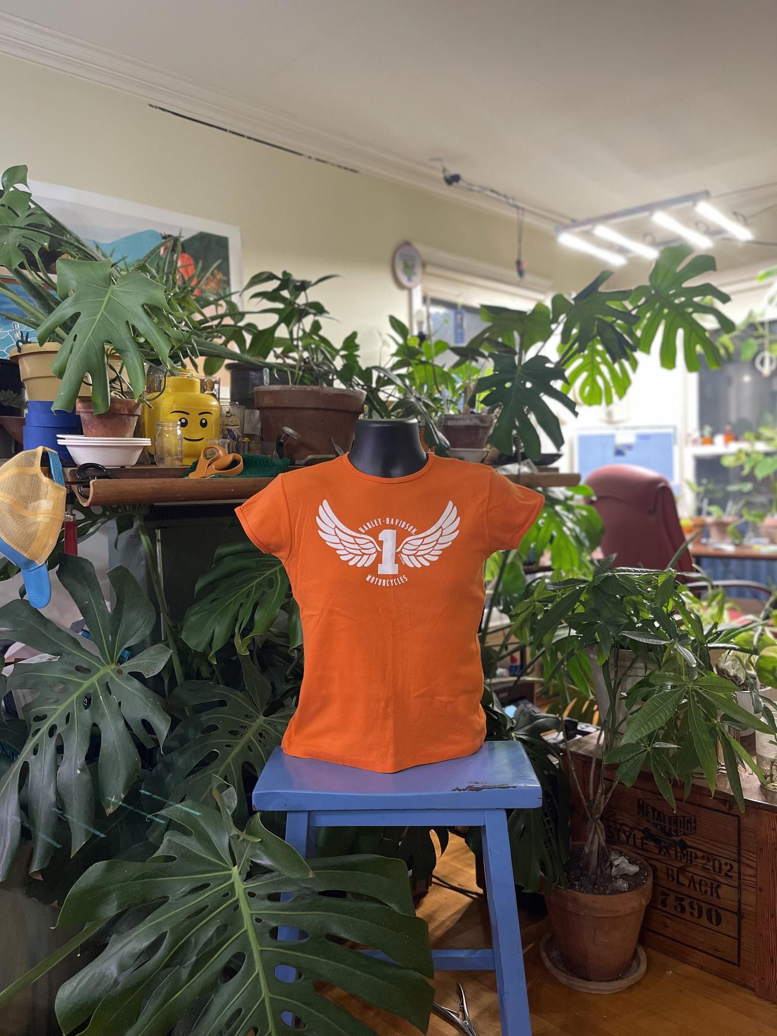 Harley Davidson Harley-Davidson Vintage Orange Tee - Size M Size M / US 6-8 / IT 42-44 - 1 Thumbnail
