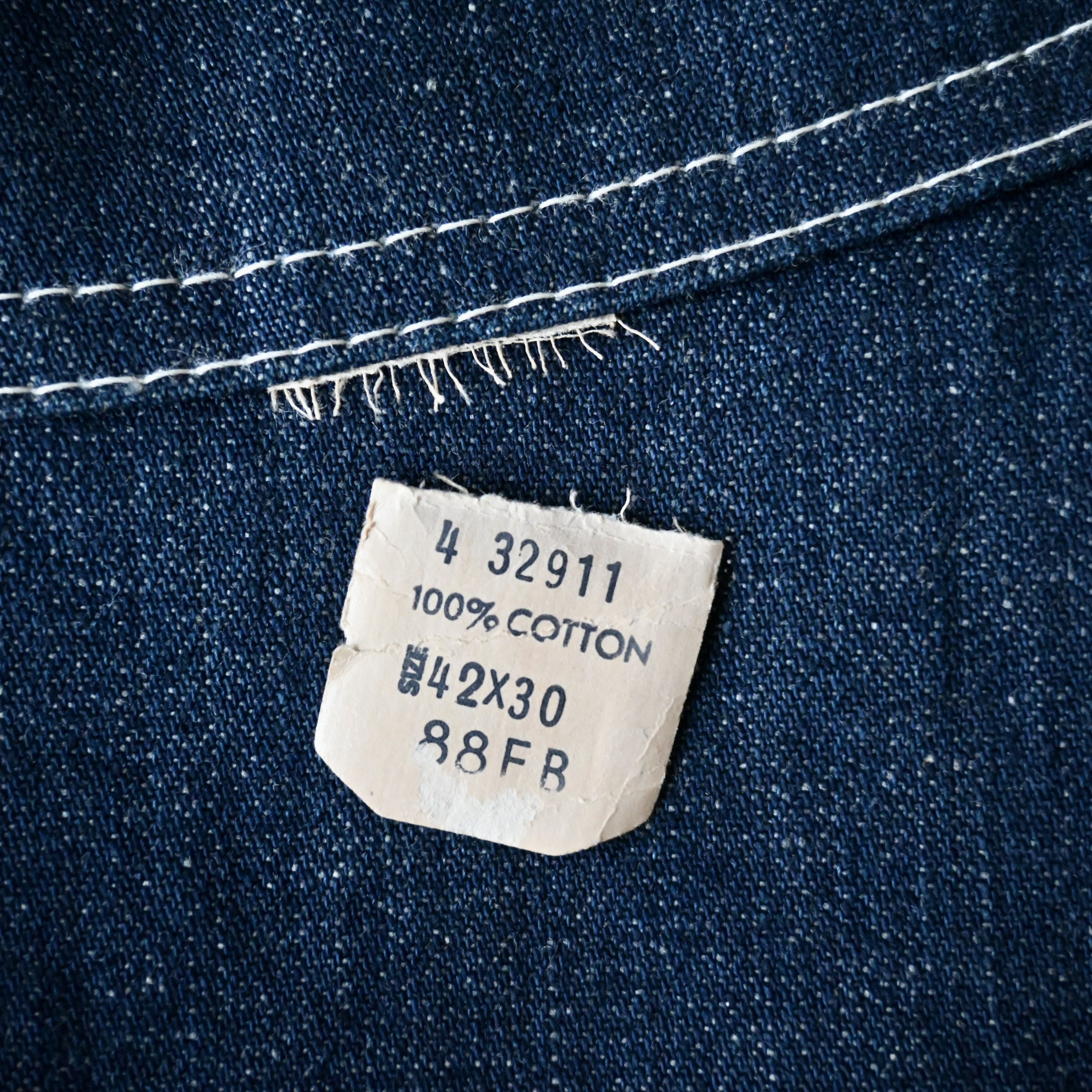 Carhartt DEADSTOCK, 1970s carhartt denim bib overalls Size US 42 / EU 58 - 15 Thumbnail