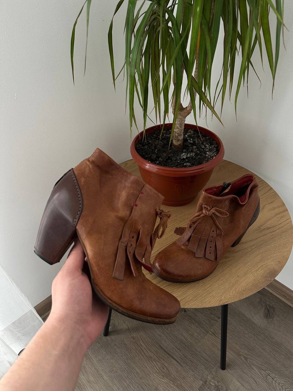 A.S.98 × Japanese Brand × Vintage Vintage Japanese A.S98 Brown Leather Air Step Womesn Boots Size US 8.5 / IT 38.5 - 4 Thumbnail