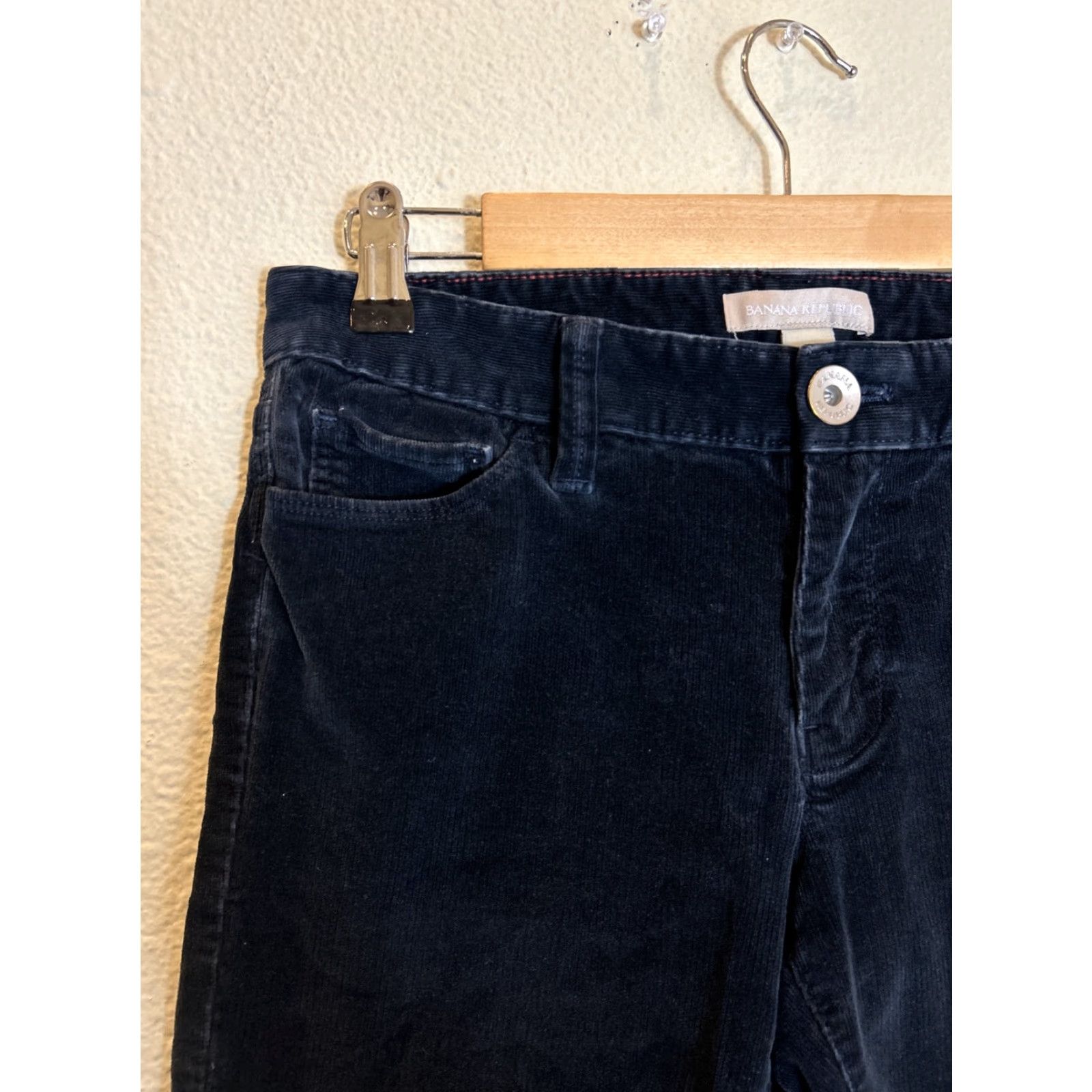 Banana Republic Banana Republic Pants Slim Corduroy Navy 26P Petite Ankle Women Wide Slimming Blue 26P Banana Republic Pants Corduroy Navy Ankle Women Slim Fit 26P Size 26" / US 2 / IT 38 - 4 Thumbnail