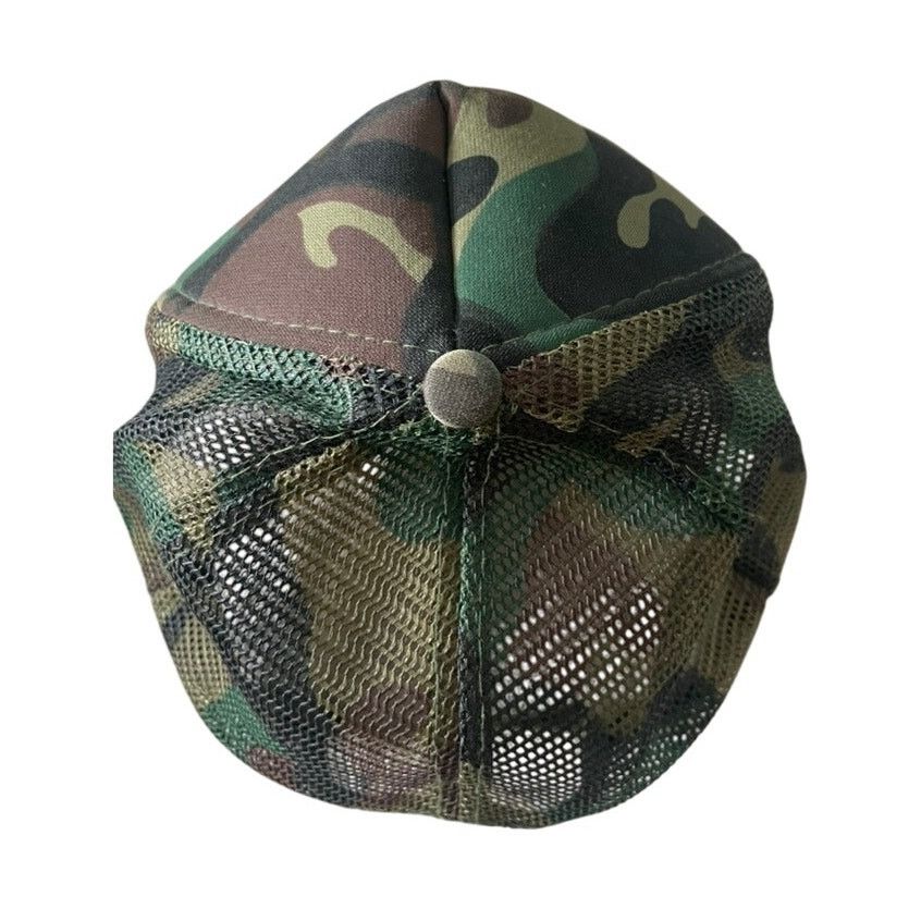 Vintage Vintage V-J Growers Supply Camouflage Trucker Hat Hunting Size ONE SIZE - 2 Thumbnail