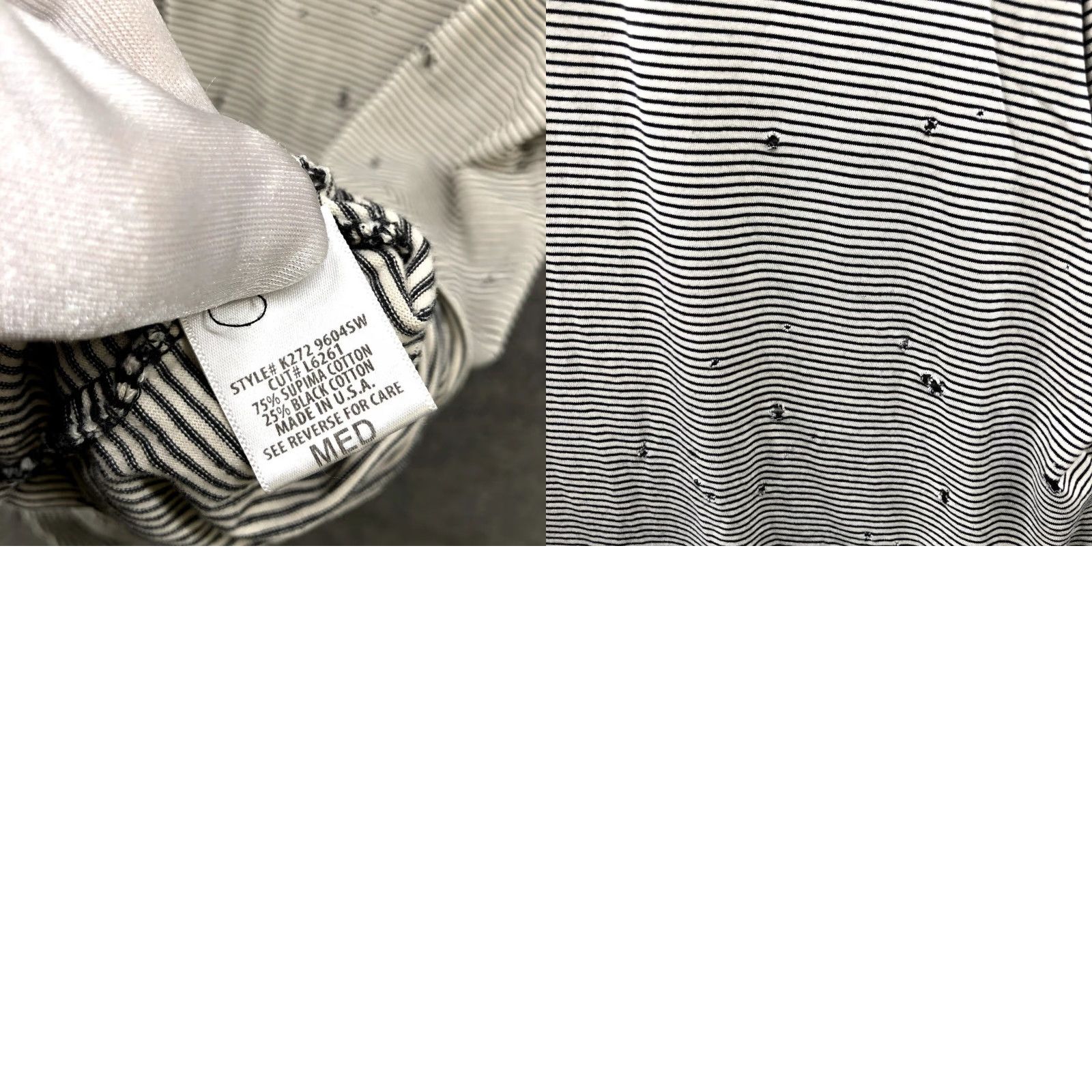 Vintage Ema & Sam Tank Womens M Grunge Striped Distressed Sleeveless Crewneck Cotton Beige M Size M / US 6-8 / IT 42-44 - 8 Thumbnail