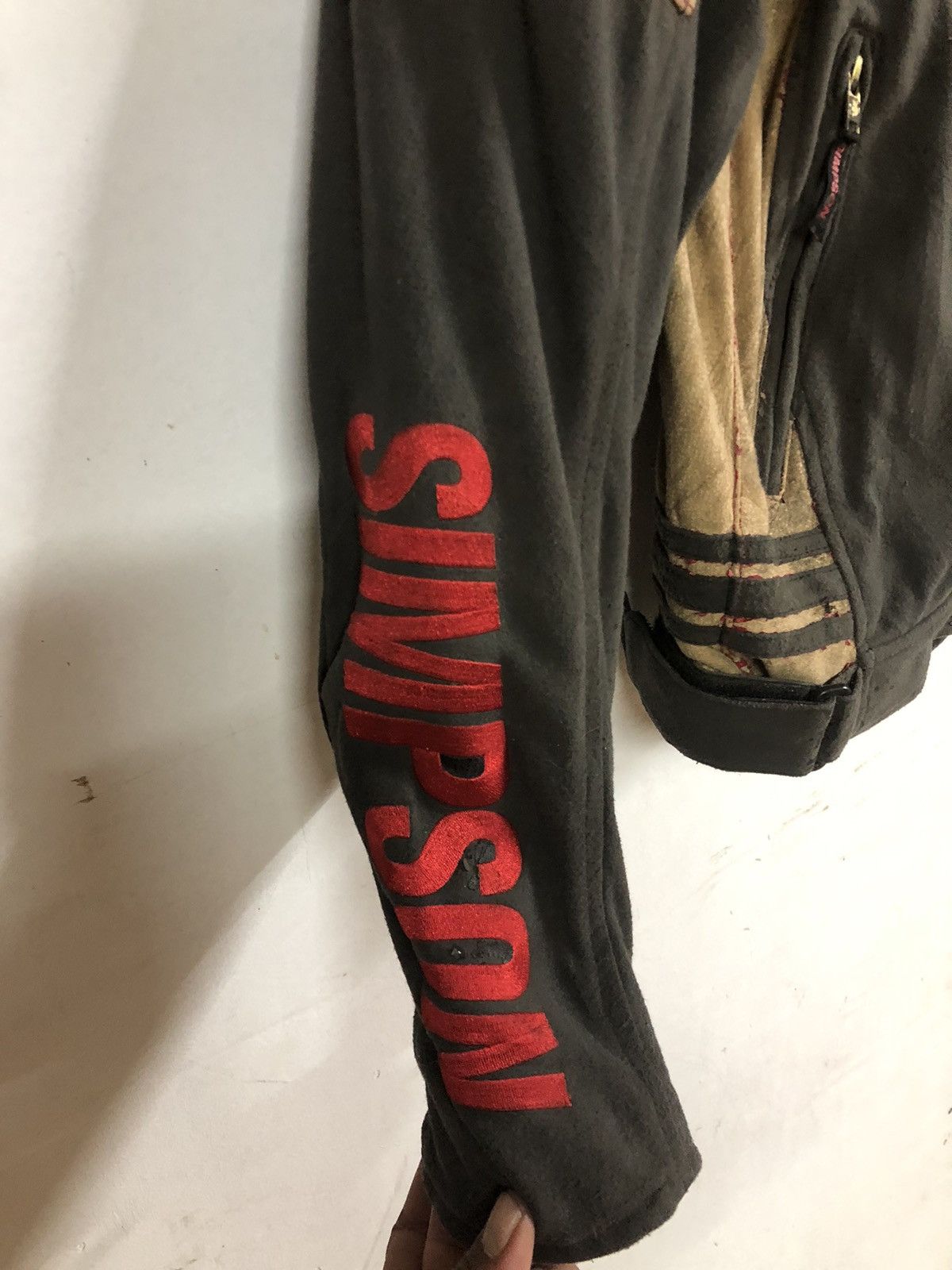 Designer × The Simpsons × Vintage Vintage Y2K Simpson Rider Motorsport Safety Jacket Size US M / EU 48-50 / 2 - 3 Thumbnail