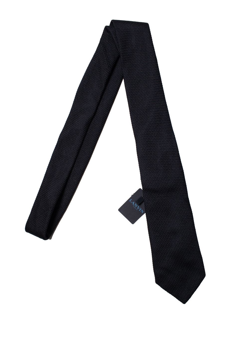 Lanvin Lanvin, black structured tie Size ONE SIZE - 1 Thumbnail