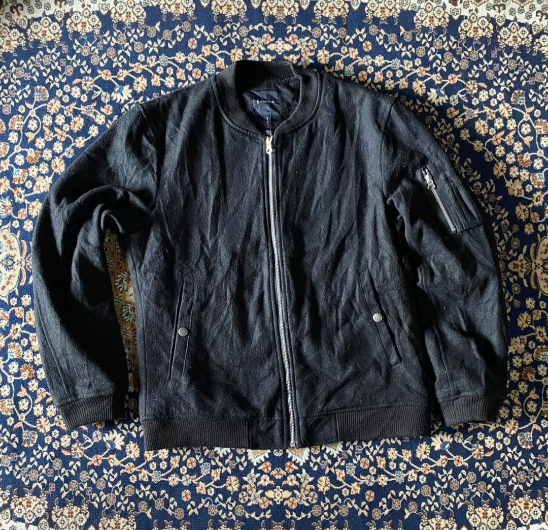 Japanese Brand RAGEBLUE WOOL BOMBERS JACKET Size US M / EU 48-50 / 2 - 1 Thumbnail