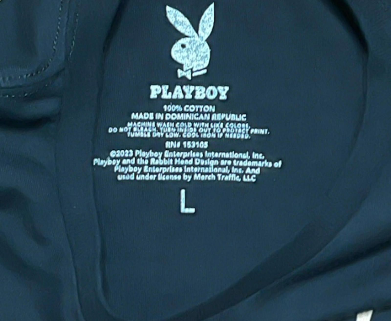 Playboy Playboy Lips Smoke Graphic Tee Black Size Large NWOT Size US L / EU 52-54 / 3 - 3 Thumbnail