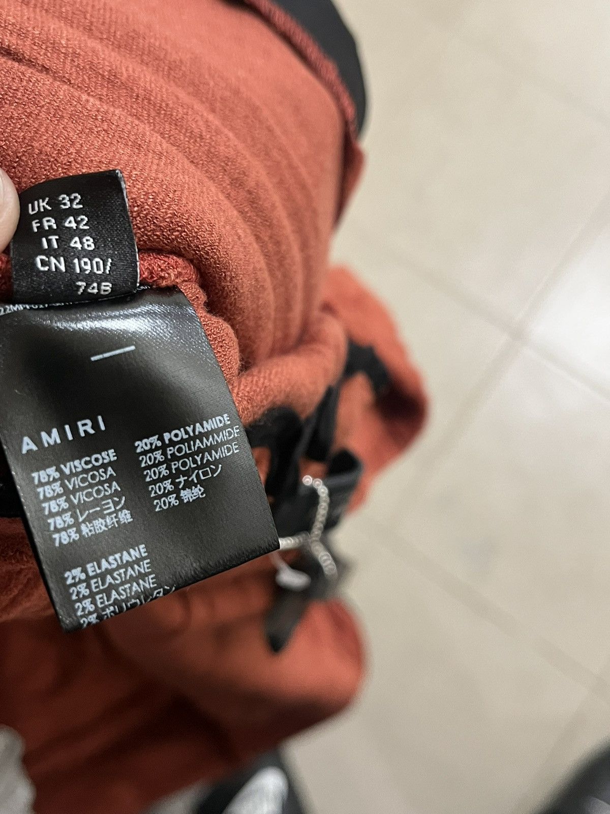 Amiri Amiri Johnny Track Flare Sz M Size US 32 / EU 48 - 9 Thumbnail