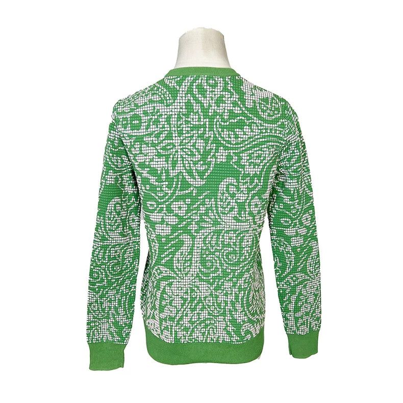 Kenzo KENZO Plant printed cotton nylon sweater Size XS / US 0-2 / IT 36-38 - 2 Thumbnail