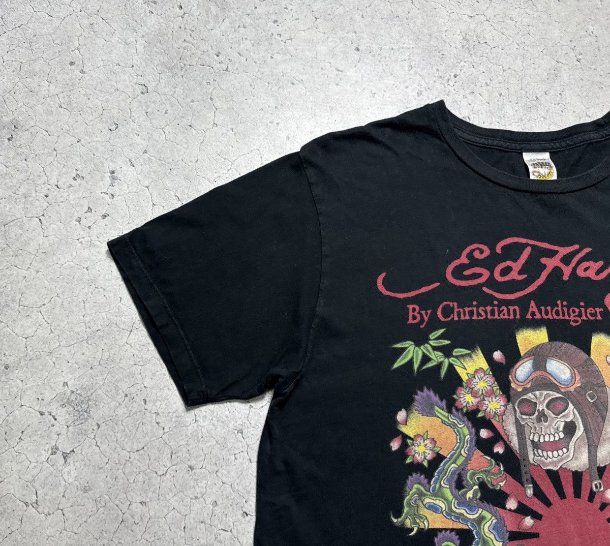 Ed Hardy Ed Hardy by Christian Audigier Vintage T-Shirt Big Logo Size US L / EU 52-54 / 3 - 4 Thumbnail