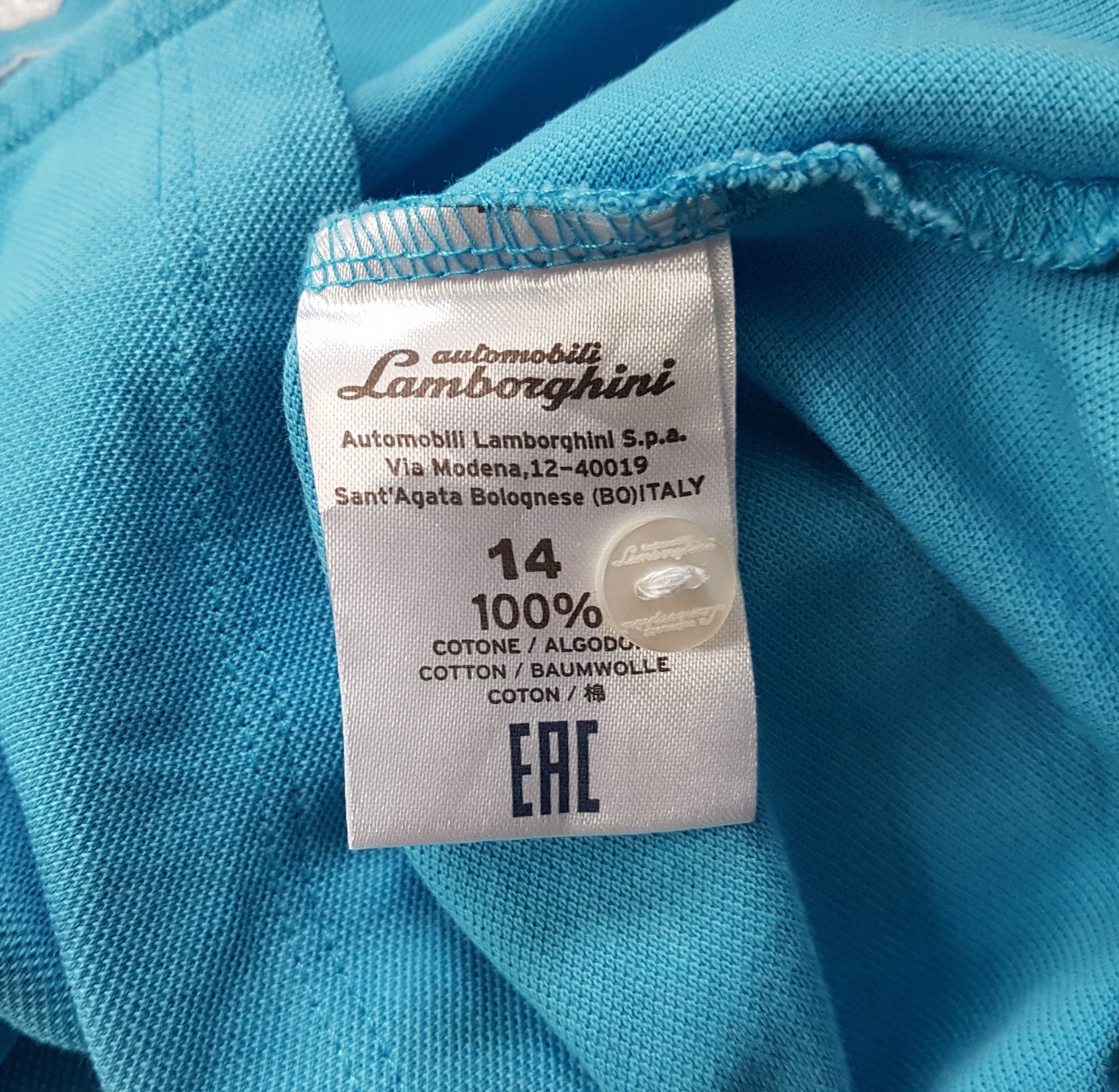 Lamborghini Lamborghini Men's Boys Polo Big Logo Shirt sz 14y Size US S / EU 44-46 / 1 - 8 Thumbnail