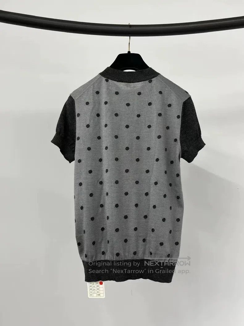 Hermes Hermes Gray cashmere knit short-sleeve Size XS / US 0-2 / IT 36-38 - 2 Thumbnail