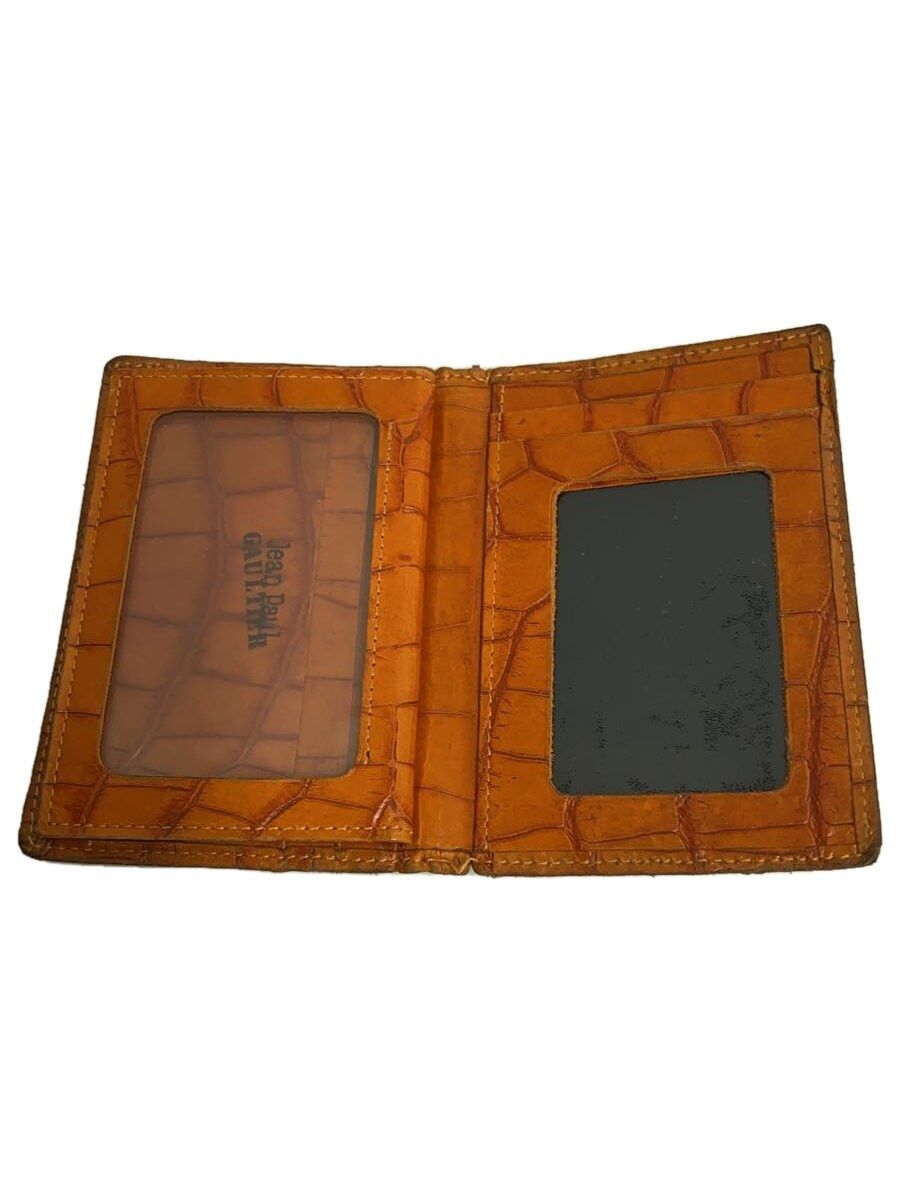 Jean Paul Gaultier Crocodile Embossed Leather Card Holder Wallet Size ONE SIZE - 7 Thumbnail