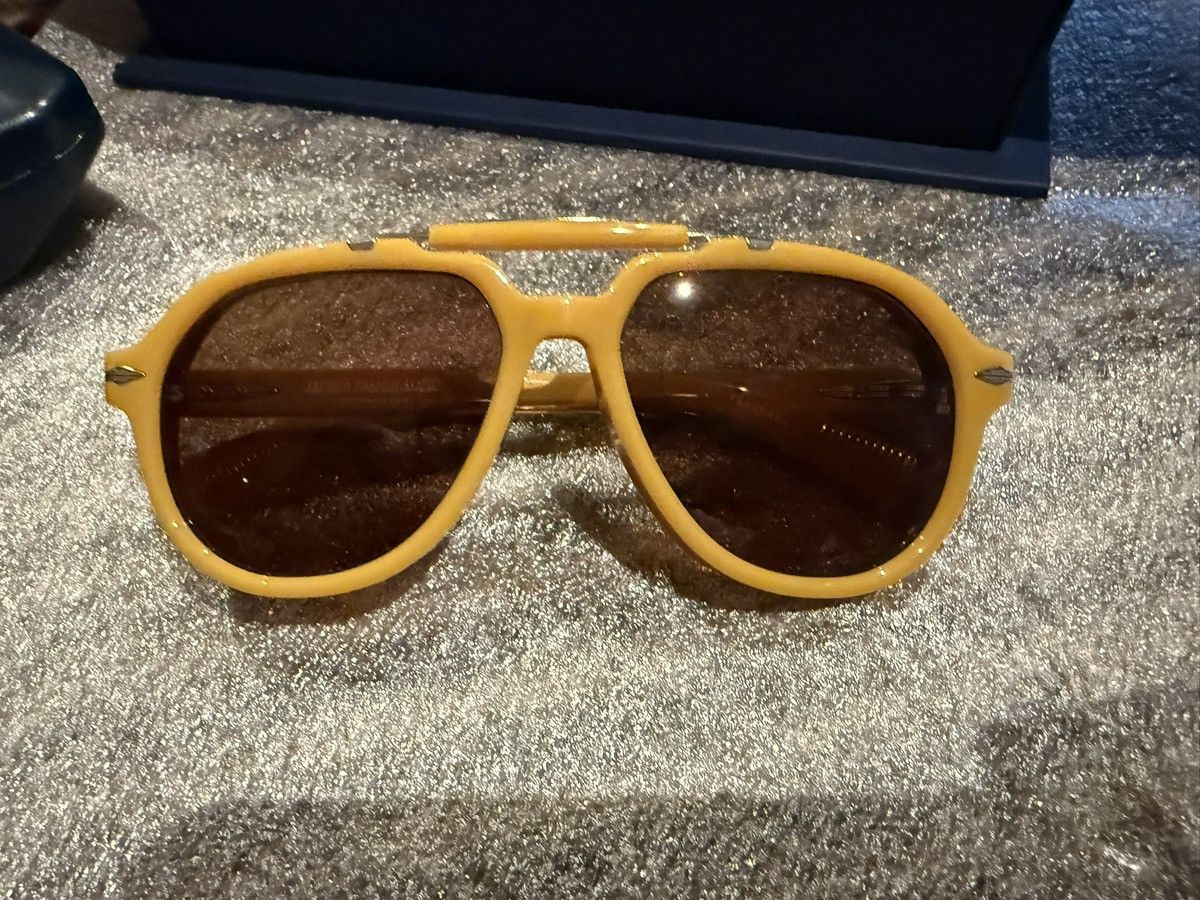 Jacques Marie Mage Jacques Marie Mage 1991 Senna in Mustard sunglasses rare Size ONE SIZE - 9 Thumbnail