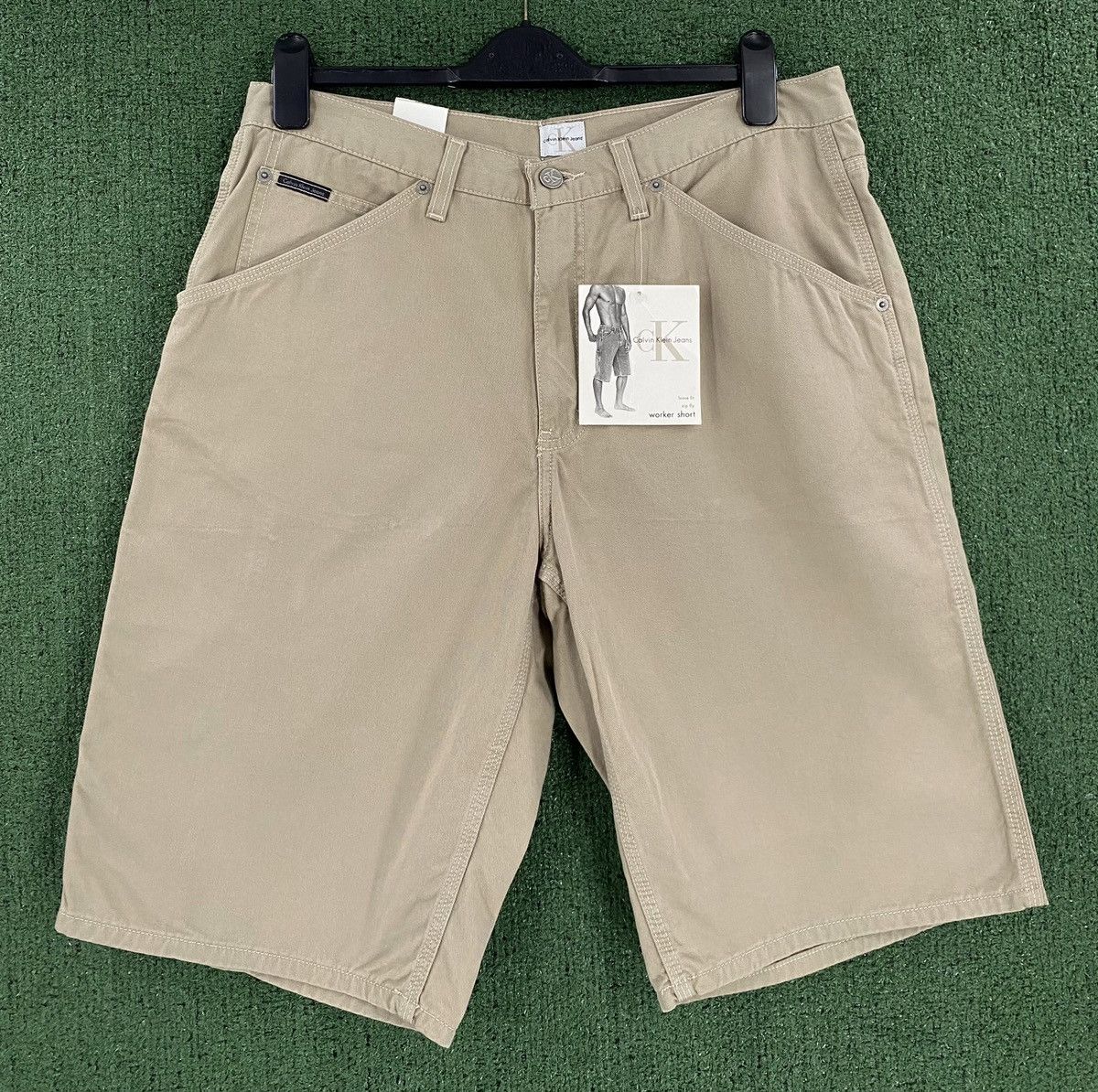 Calvin Klein New Vintage 90’s Calvin Klein Loose Fit Worker Shorts Men’s Size US 34 / EU 50 - 1 Thumbnail