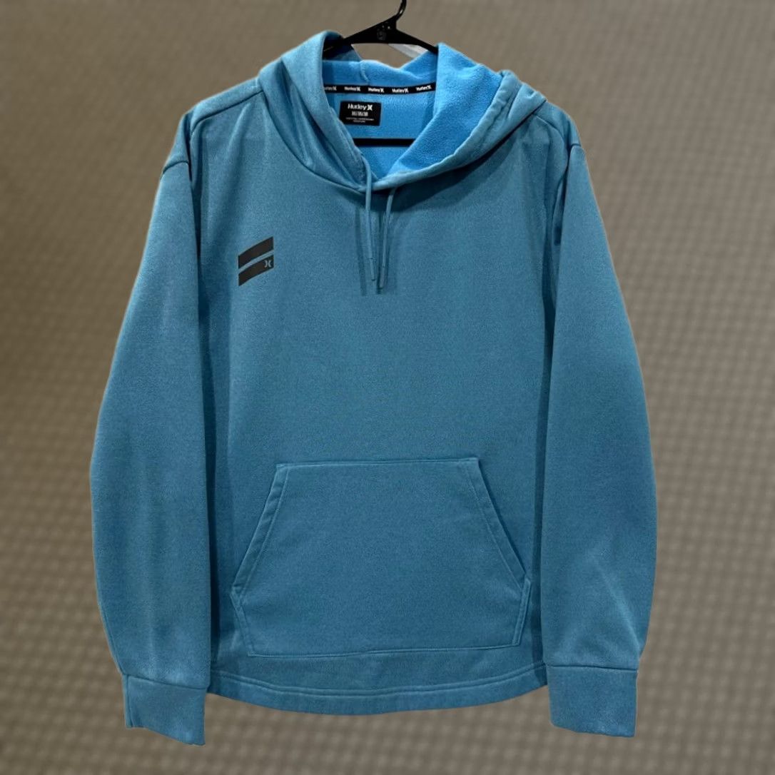 Hurley Hurley Hoodie Men’s M Blue Pullover Fleece Lined Logo Surf Skate Casual Size US M / EU 48-50 / 2 - 1 Thumbnail