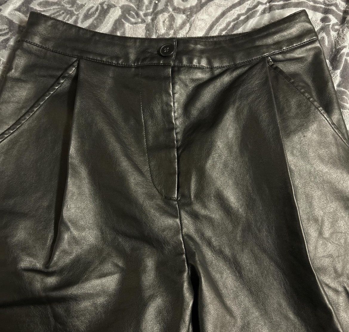Other Pleather pants Size 30" / US 8 / IT 44 - 3 Thumbnail