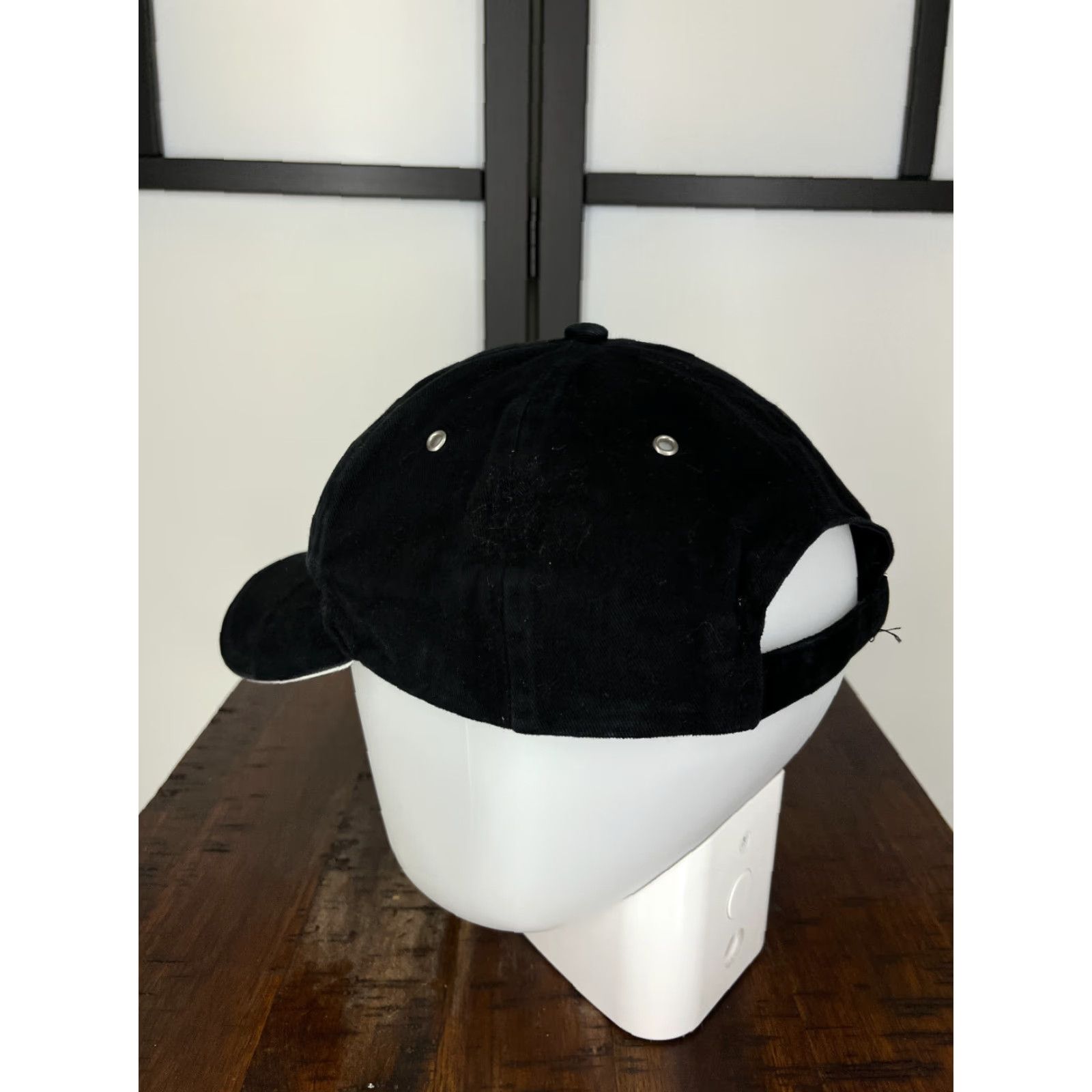 Vintage Miller Genuine Draft Hat Cap Strap Back Adult One Size Black Cotton Blend / Falcon Headwear / Hat / Adult / One Size / Black / Baseball Cap / Mens Size ONE SIZE - 5 Thumbnail