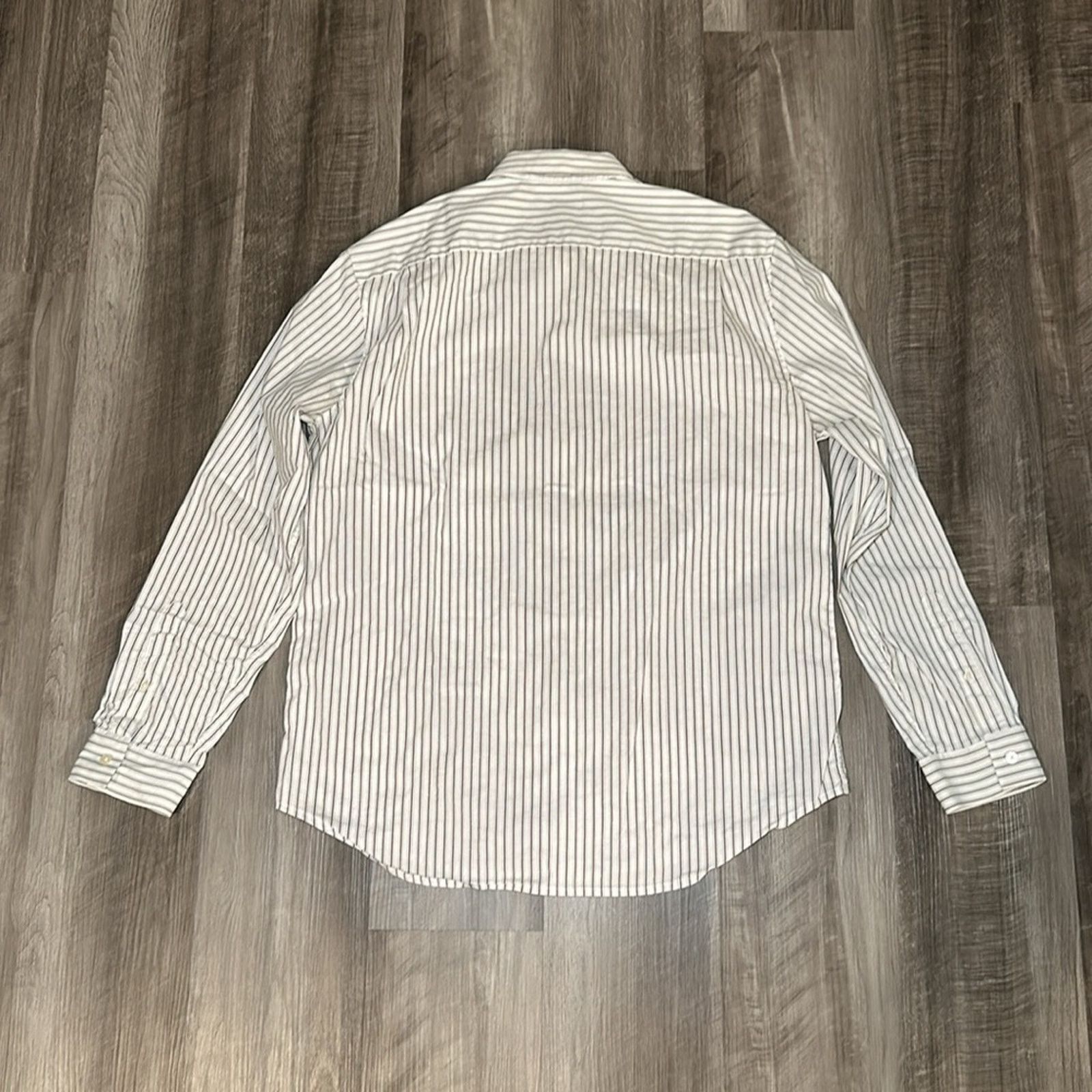 Vince Vince Slim Fit Stretch Striped Long Sleeve Button Down - XL Size US XL / EU 56 / 4 - 3 Thumbnail