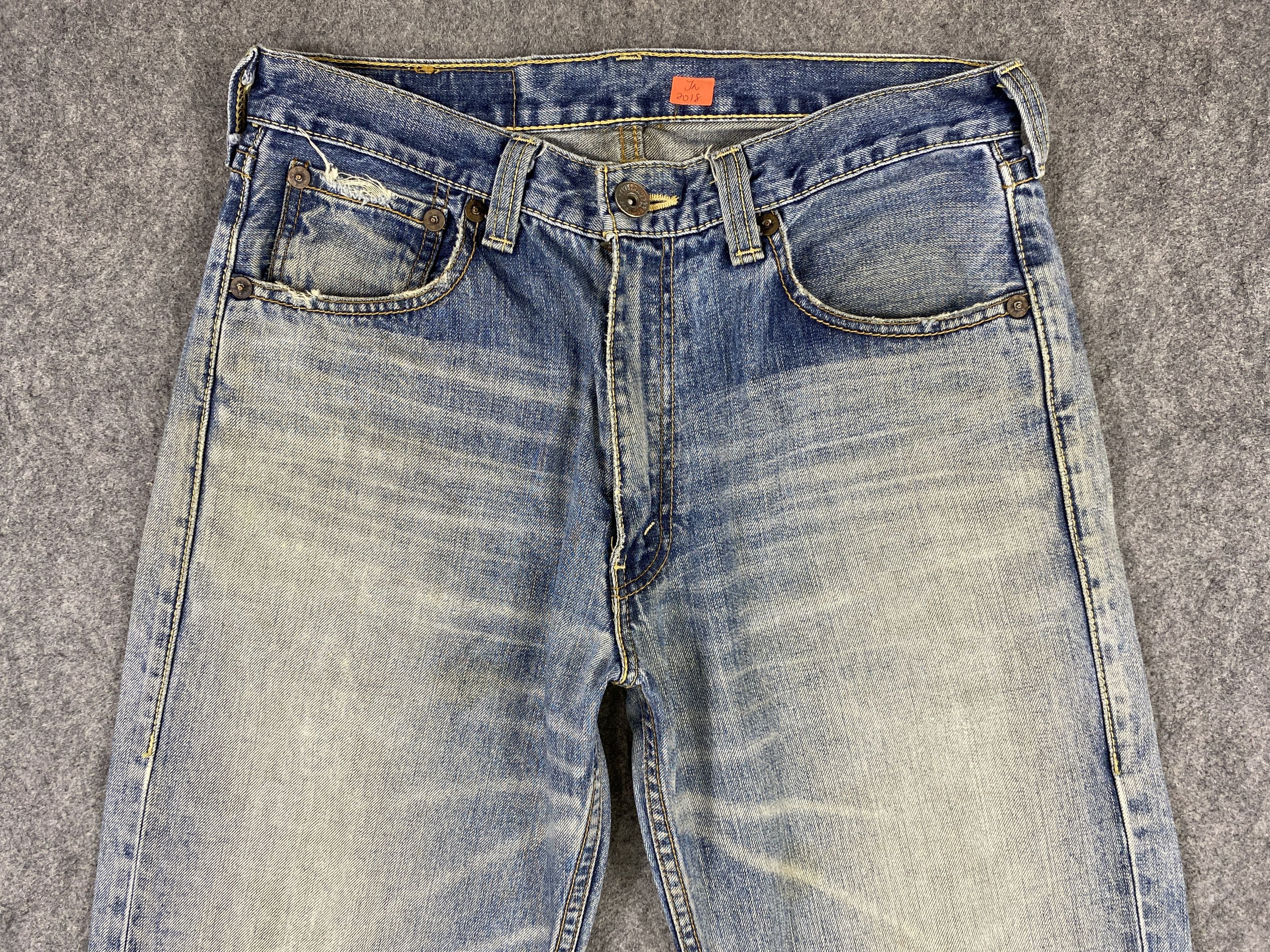 Levi's Faded Blue Vintage Levi's 503 Jeans 33x35.5 Denim -JN2018 Size US 33 - 3 Thumbnail