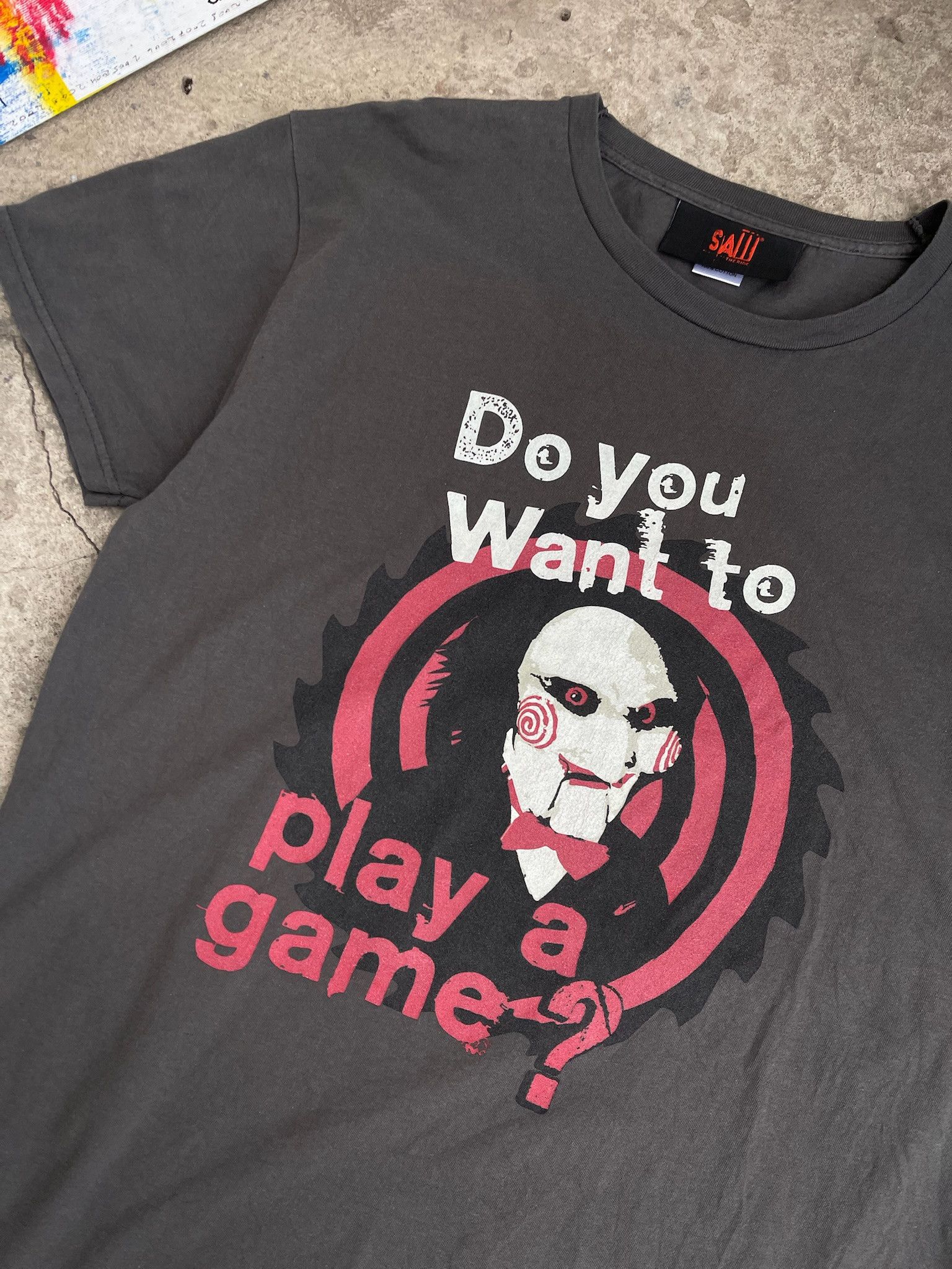 Vintage Saw Movie Promo Tee Shirt vintage horror style Size US L / EU 52-54 / 3 - 2 Thumbnail