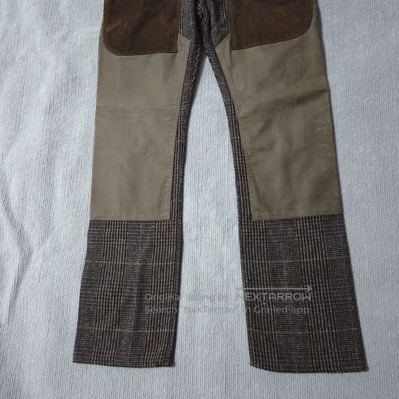 Junya Watanabe Junya Watanabe size L Wool corduroy patchwork checkered tr Size US 27 - 4 Thumbnail