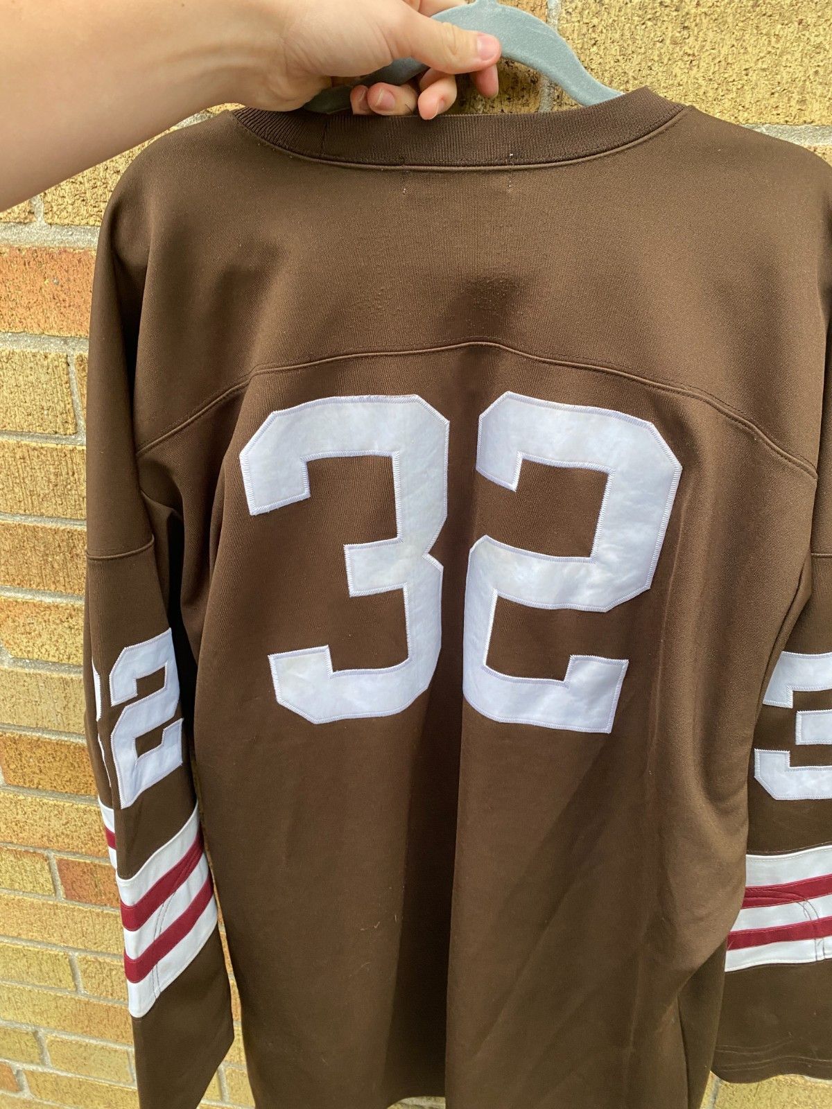 Mitchell & Ness Cleveland Browns Jim Brown Throwback Jersey 1964 Mitchell & Size US XL / EU 56 / 4 - 2 Thumbnail