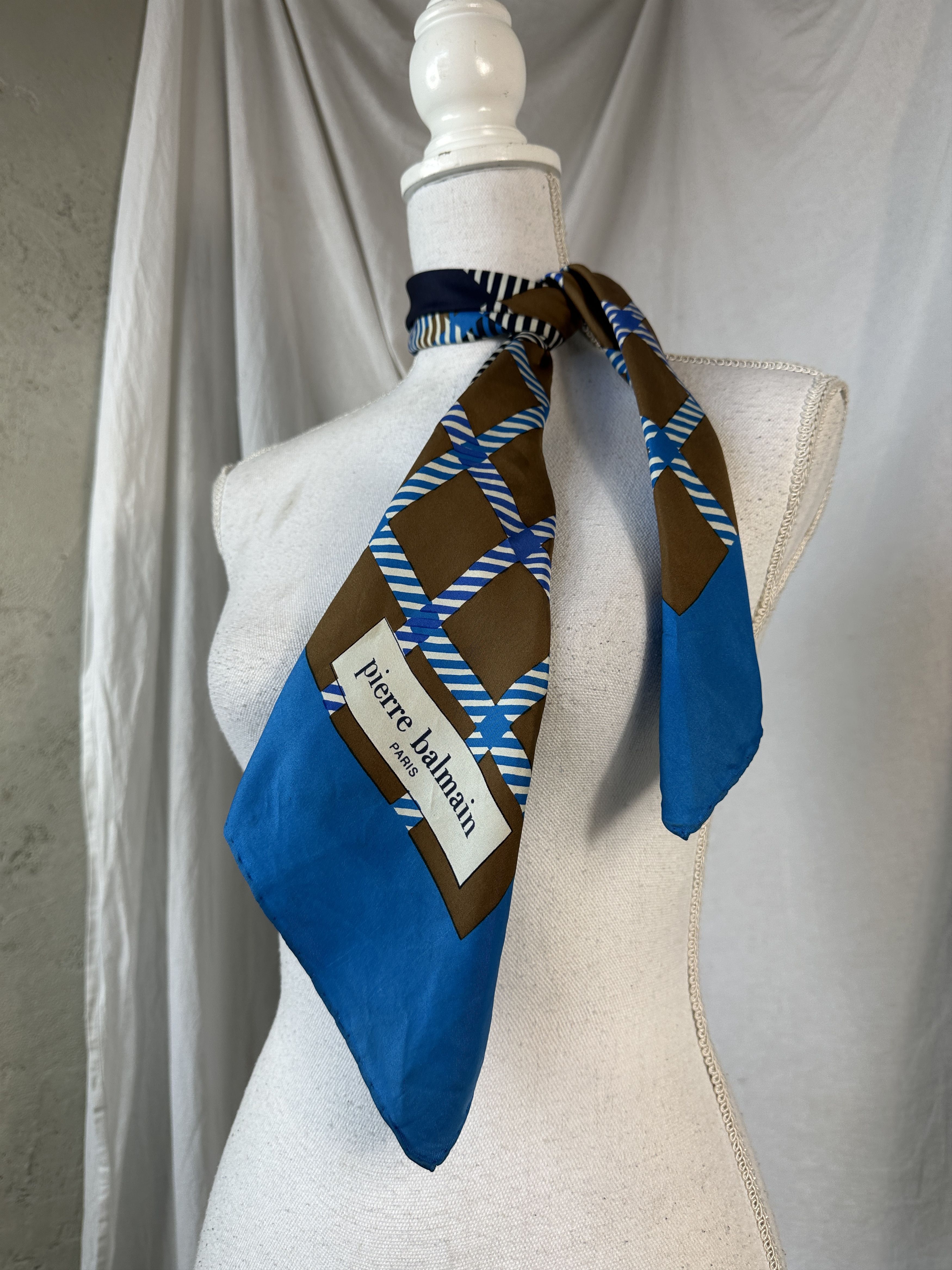 Balmain × Vintage Vintage Pierre Balmain Scarf Size ONE SIZE - 5 Thumbnail