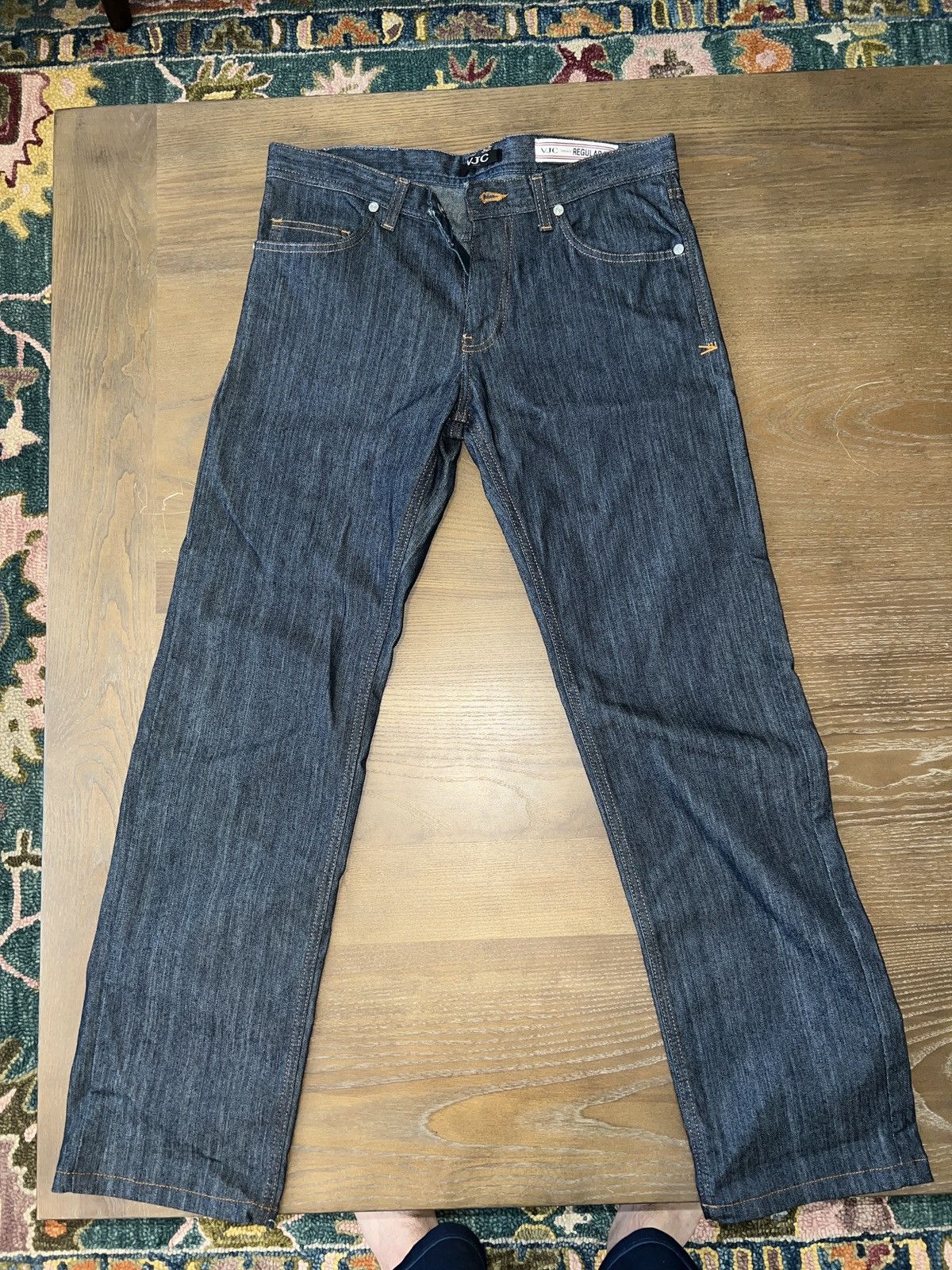 Versace Jeans Couture VJC Versace Dark Indigo Jeans - Made in Italy - Size 31 Size US 31 - 1 Thumbnail