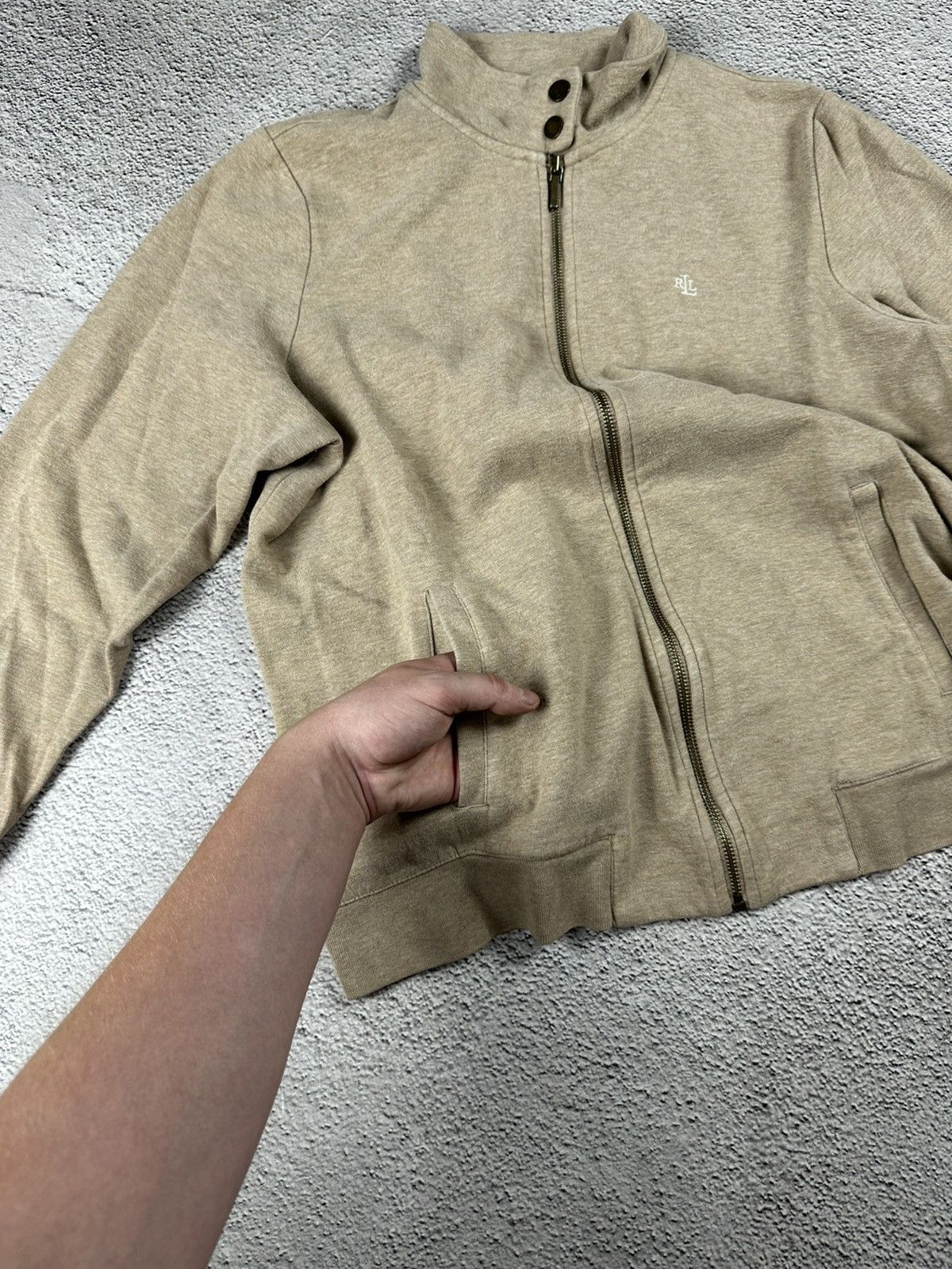 Lauren Ralph Lauren Vintage Lauren Ralph Lauren Full Zip Hoodie Old Money Style Size L / US 10 / IT 46 - 8 Thumbnail