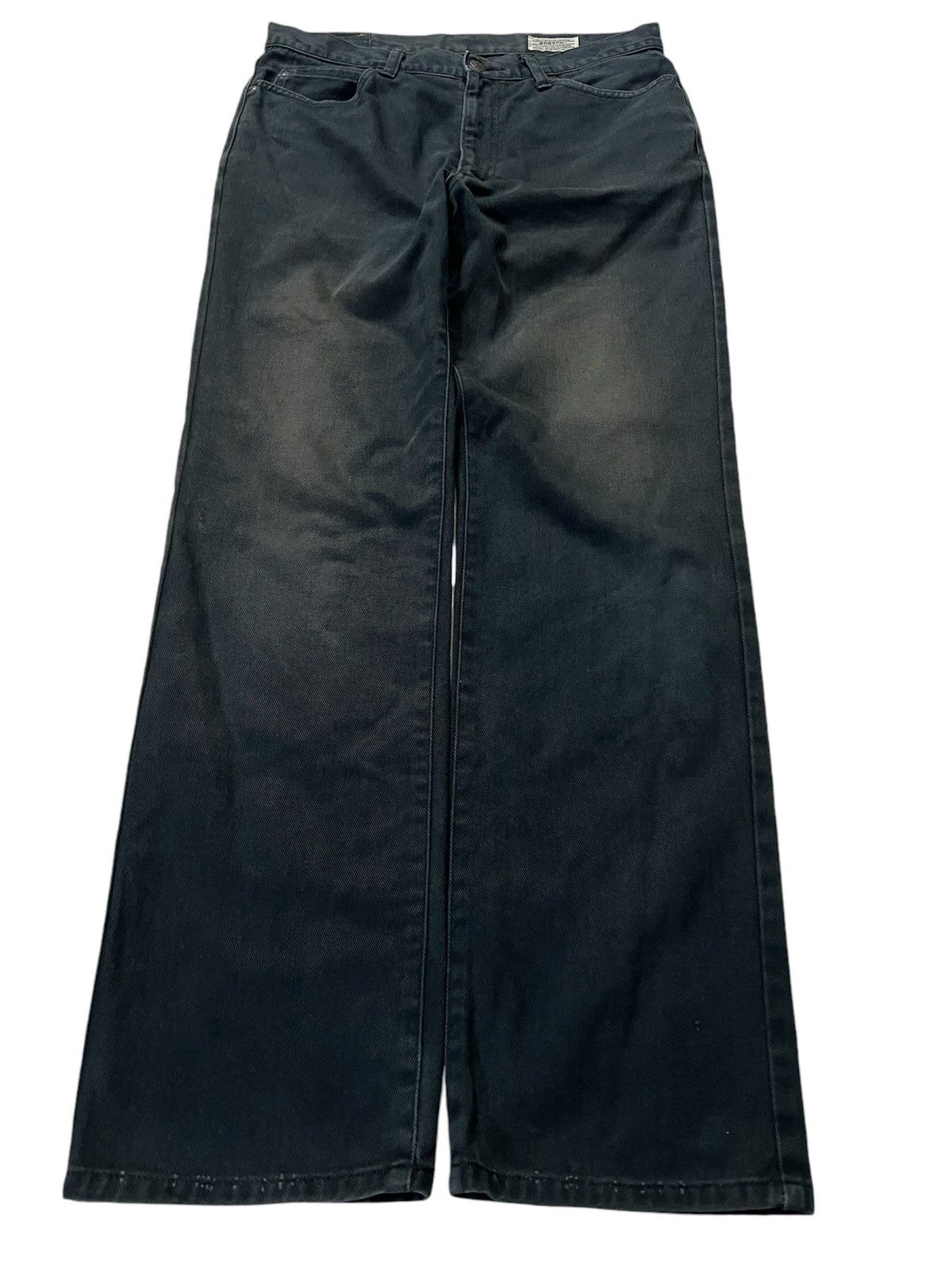 Japanese Brand VINTAGE 90’s BOBSON BUFFALO HEAD WASHED JEANS Size US 30 / EU 46 - 1 Thumbnail