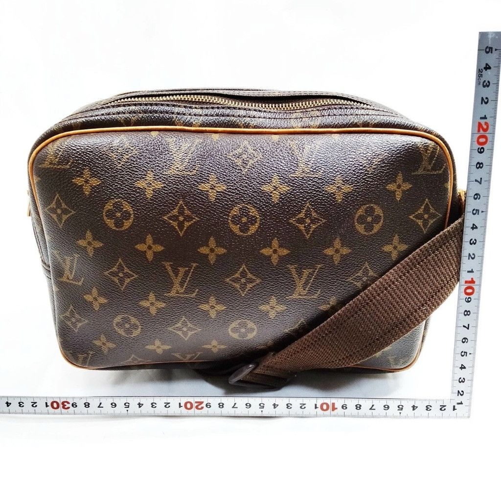 Louis Vuitton Louis Vuitton Monogram Canvas Reporter PM Bag Brown Size ONE SIZE - 2 Thumbnail