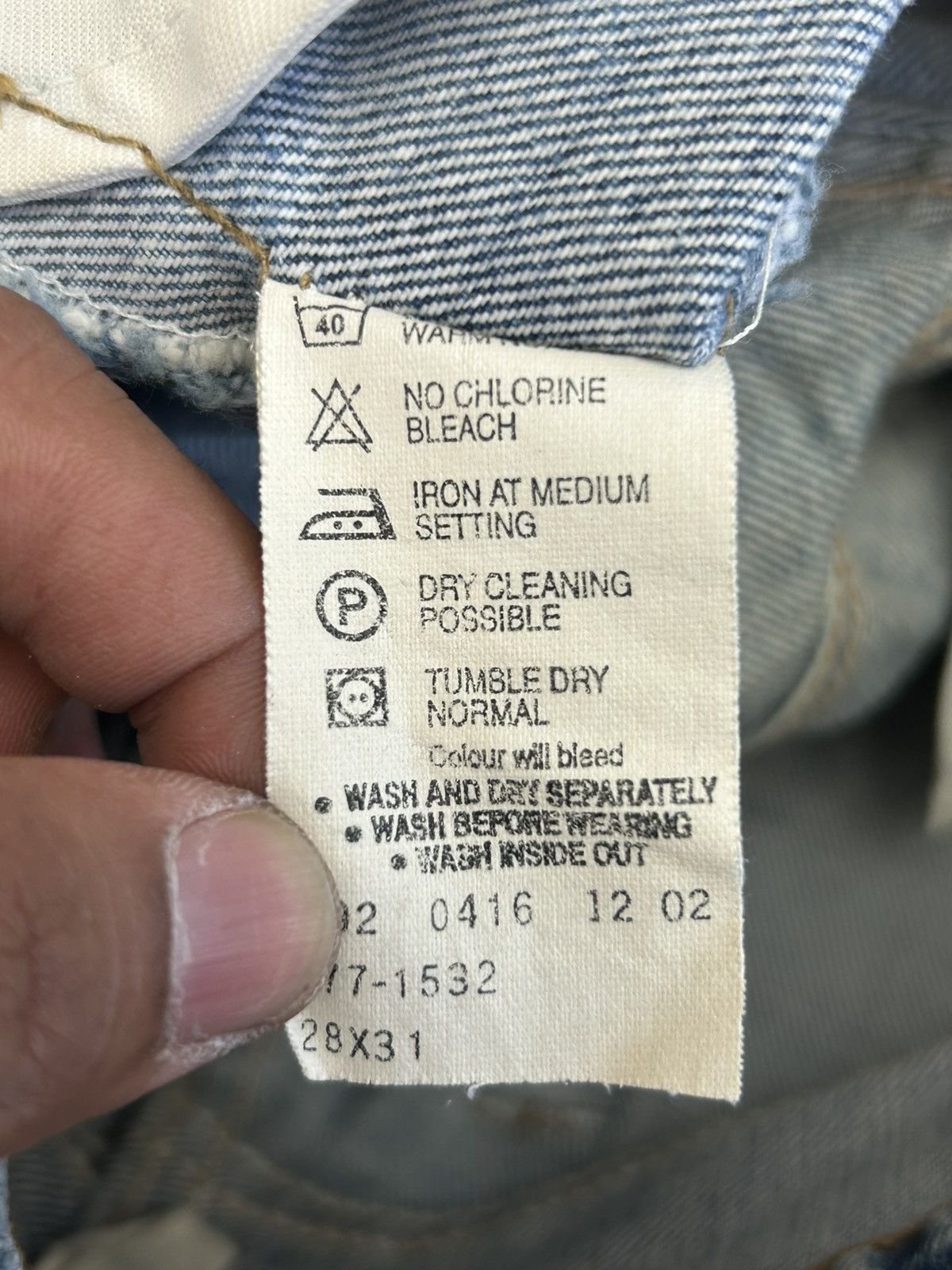 Levi's Levis Limited Anniversary 150 Year Denim Size US 31 - 19 Thumbnail