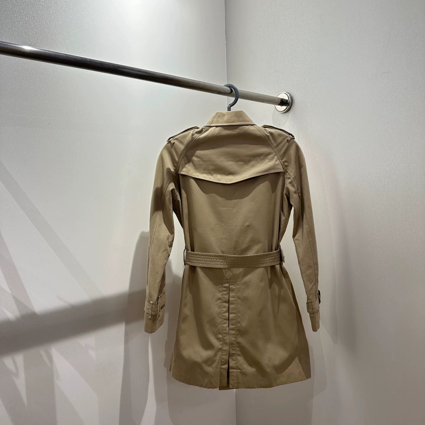 Burberry Burberry Khaki Belted DB Trench 12Y Cotton Size XXS / US 00 / IT 34 - 2 Thumbnail