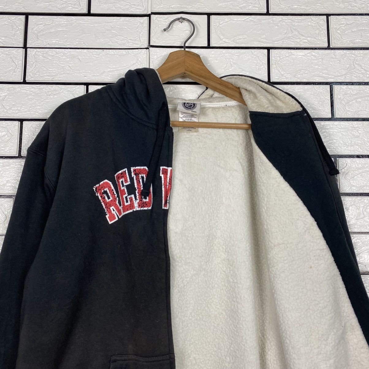 NHL 📌Vintage Zipper Bomber Jacket NHL Red Wings Big Logo Size US L / EU 52-54 / 3 - 14 Thumbnail