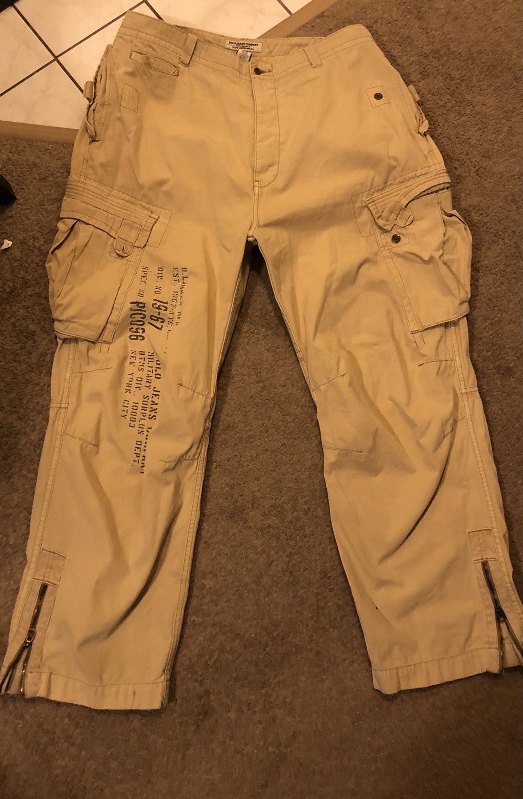 Vintage Vgt y2k polo and company flight pants Size US 42 / EU 58 - 15 Thumbnail