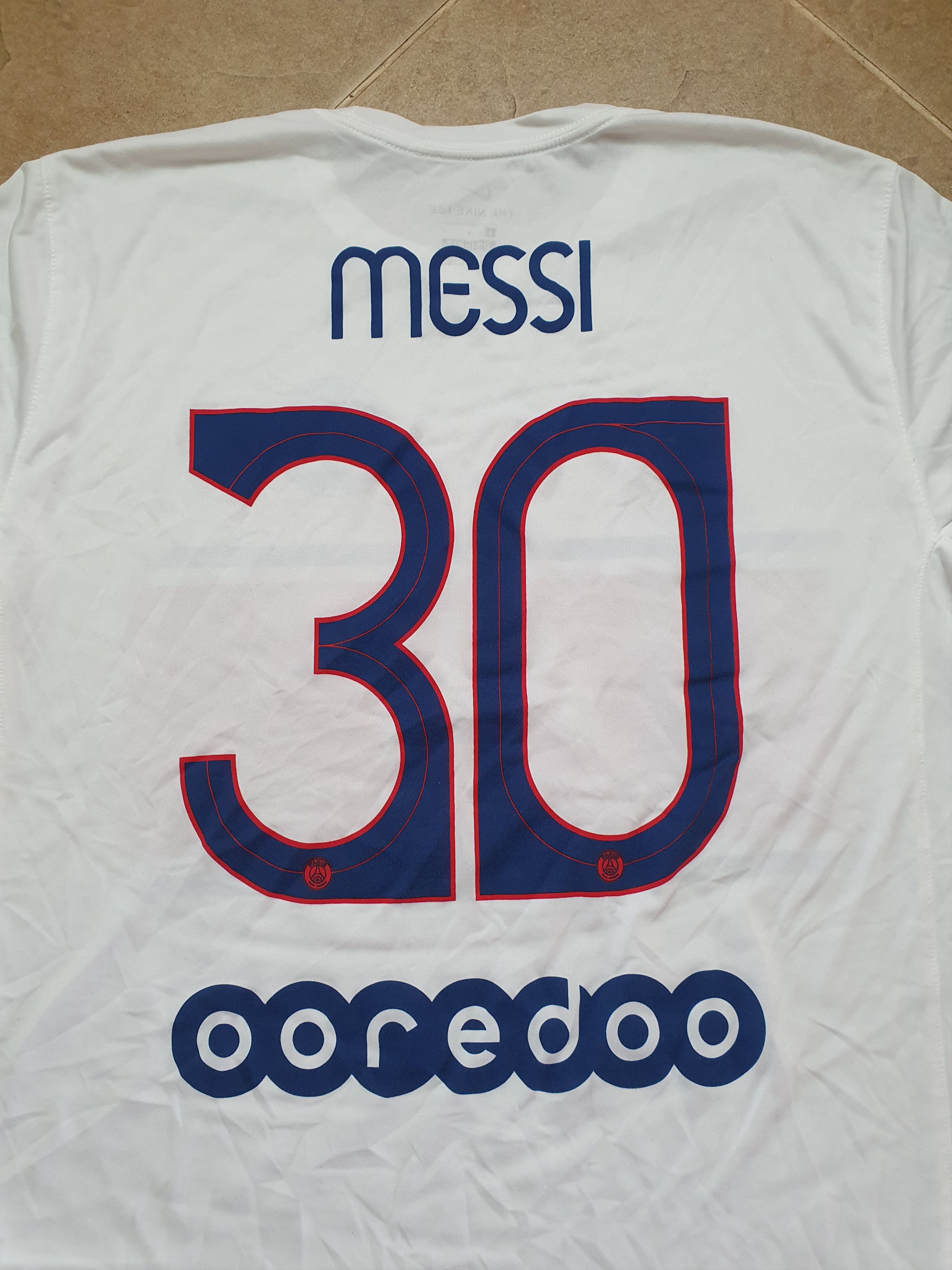 Nike T-shirt Nike Lionel Messi PSG 30 Size L Paris Saint Germain Size US L / EU 52-54 / 3 - 7 Thumbnail