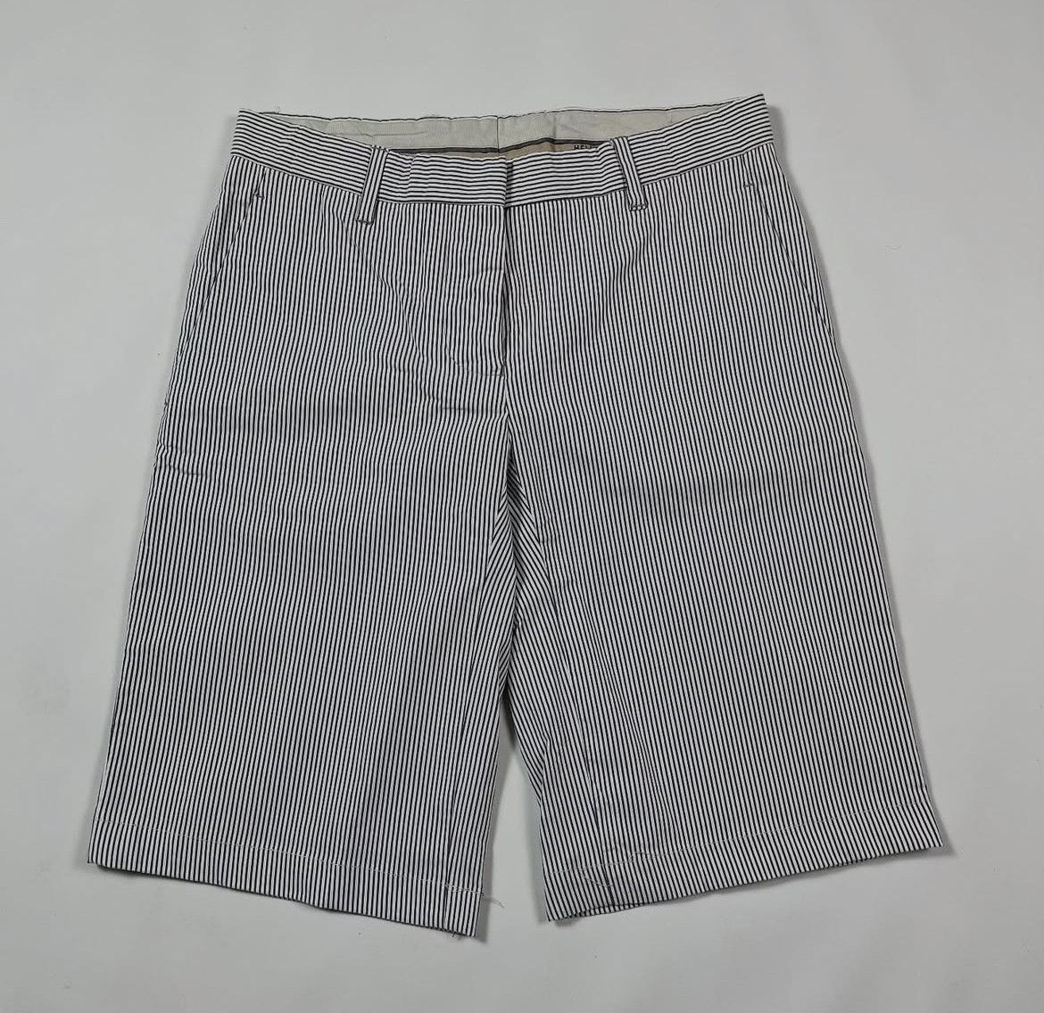 Helmut Lang 2000s Helmut Lang Tailored Hickory Stripe Short Pants Size US 29 - 1 Thumbnail
