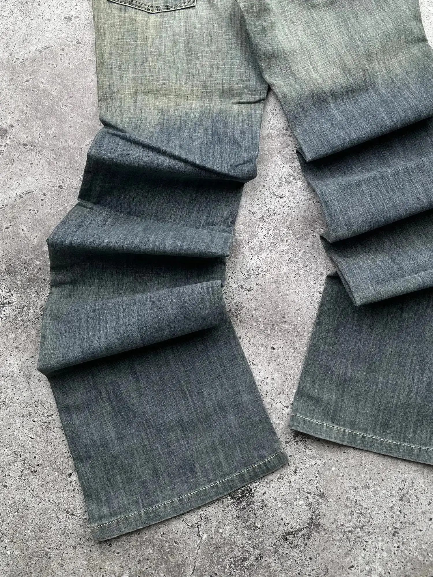 Japanese Brand Vintage Faded Flare Jeans C167(V337) Size 25" / US 0 / IT 36 - 7 Thumbnail