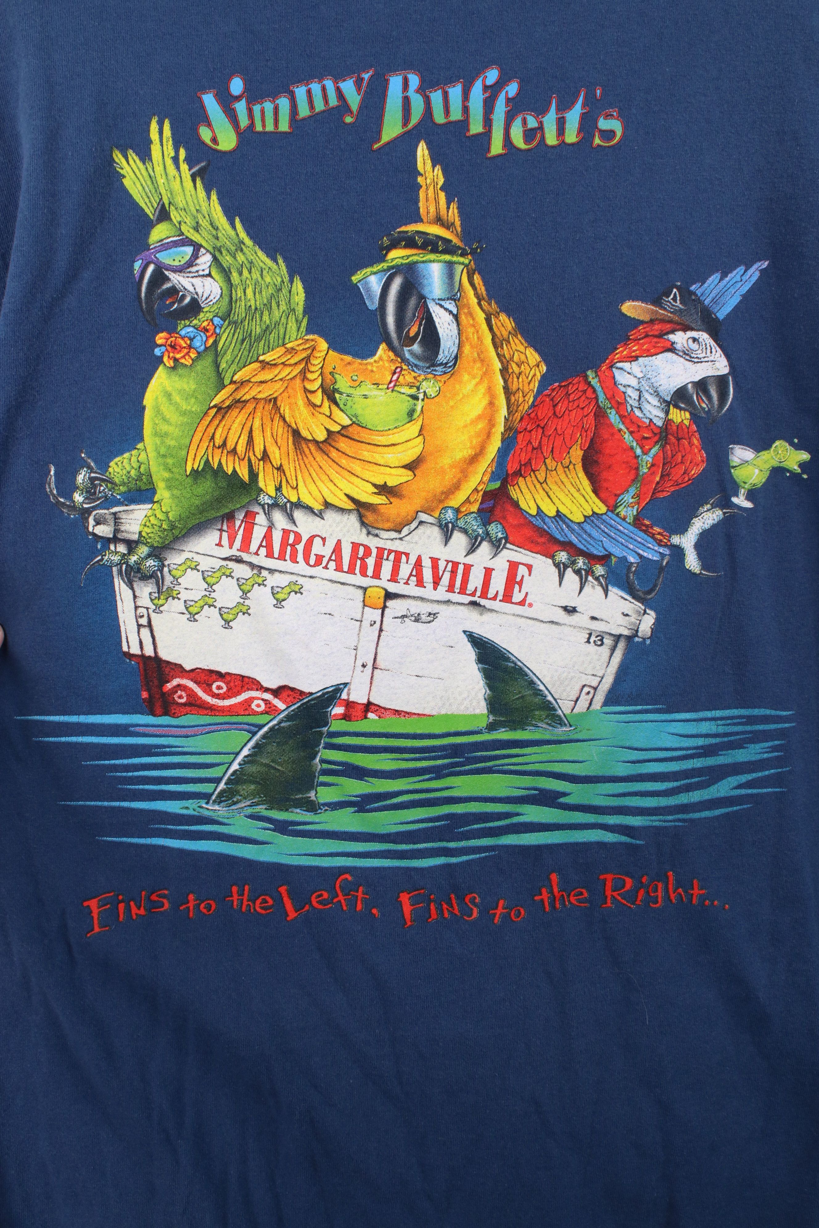 Vintage Vintage Y2K Jimmy Buffett Margaritaville Las Vegas T-Shirt Size US XXL / EU 58 / 5 - 11 Thumbnail
