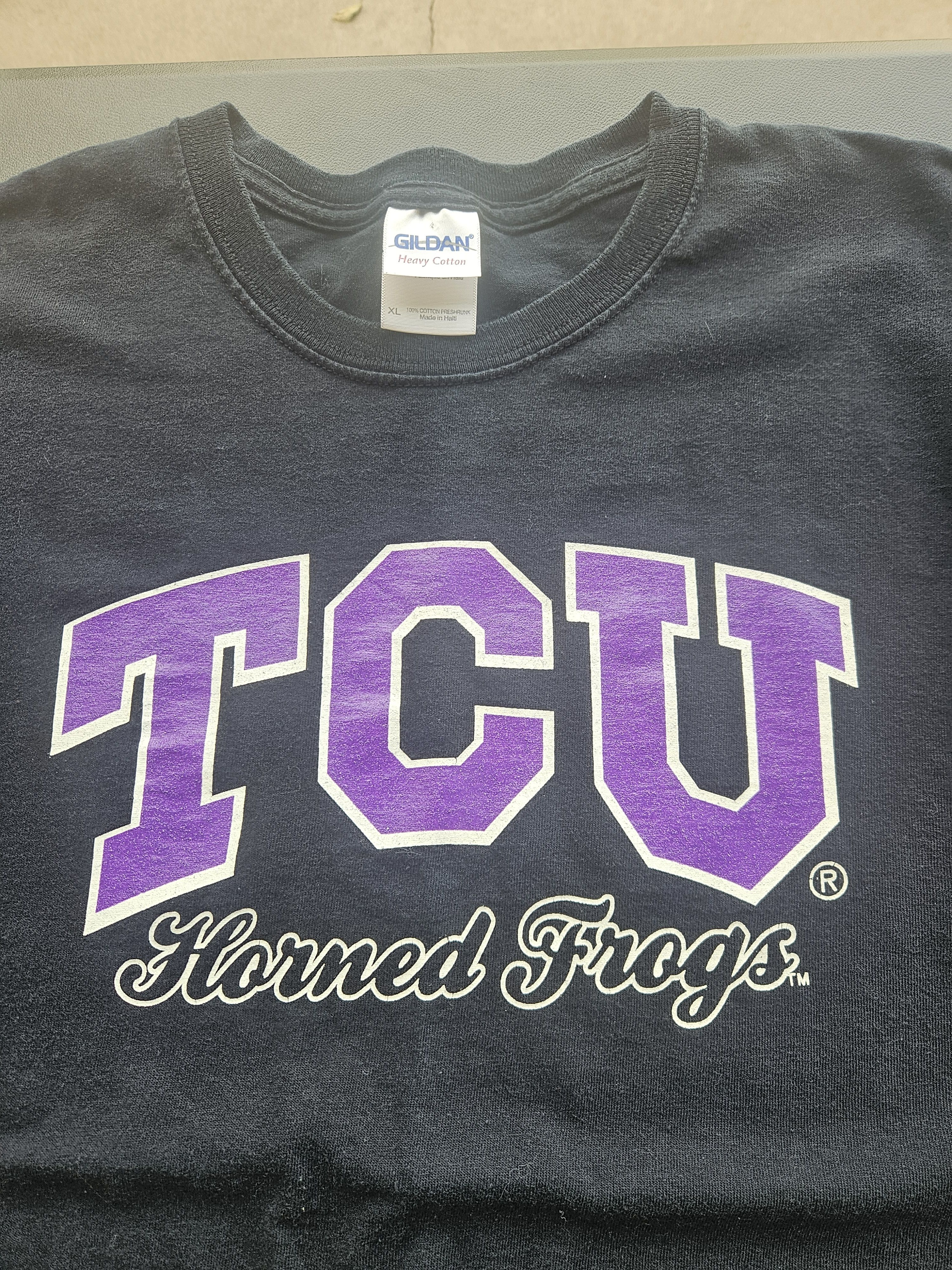 Gildan TCU Horned Frogs Vintage Gildan Tee Size US XL / EU 56 / 4 - 2 Thumbnail